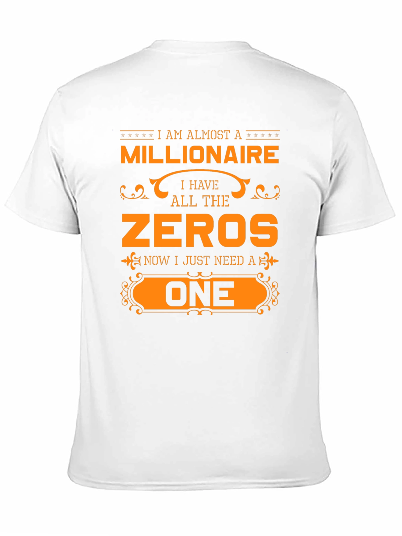 Black Almost a Millionaire T-Shirt Funny Novelty Tee view 11