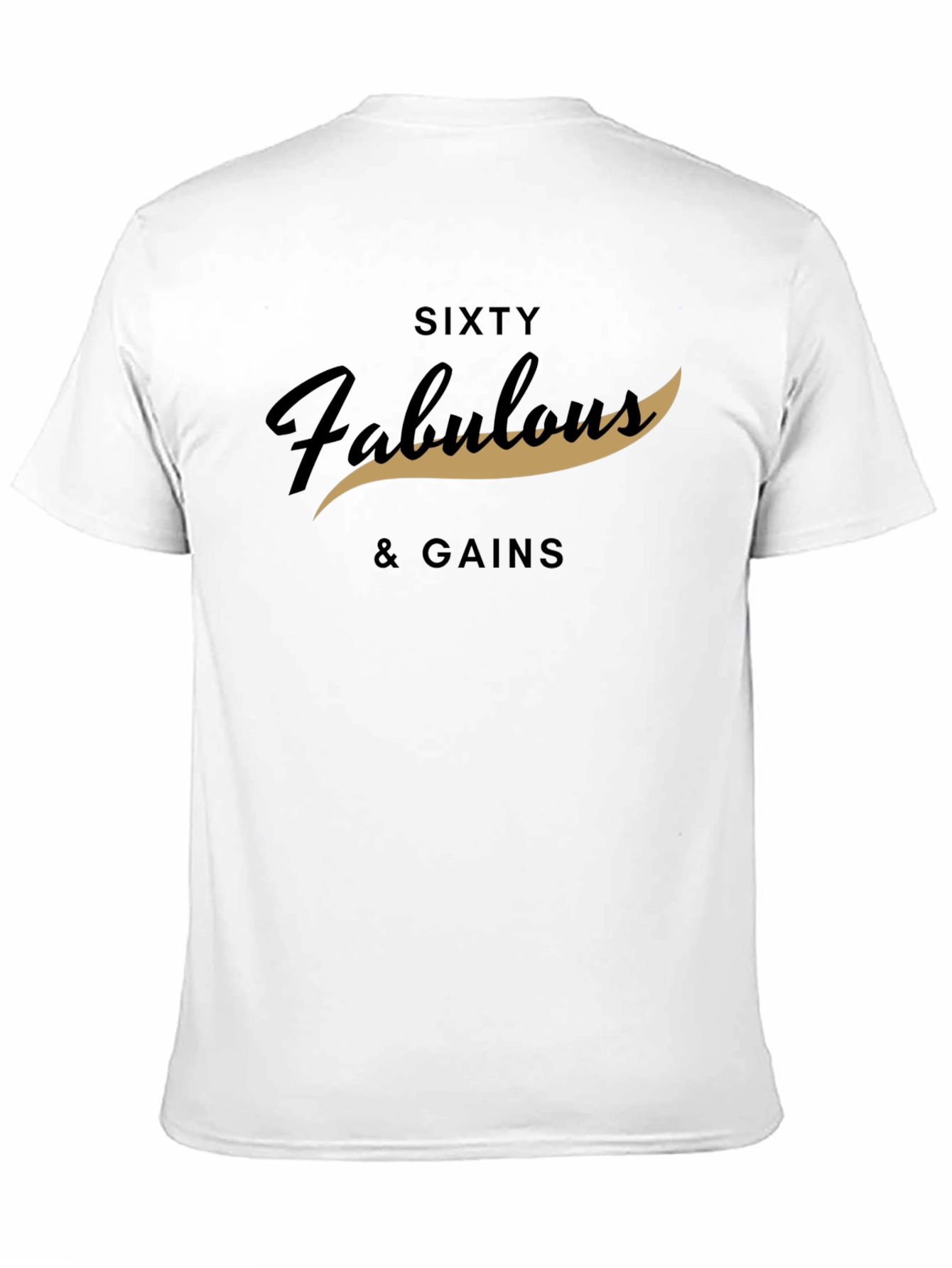 Black Sixty & Fabulous Gains Black Graphic Tee view 11