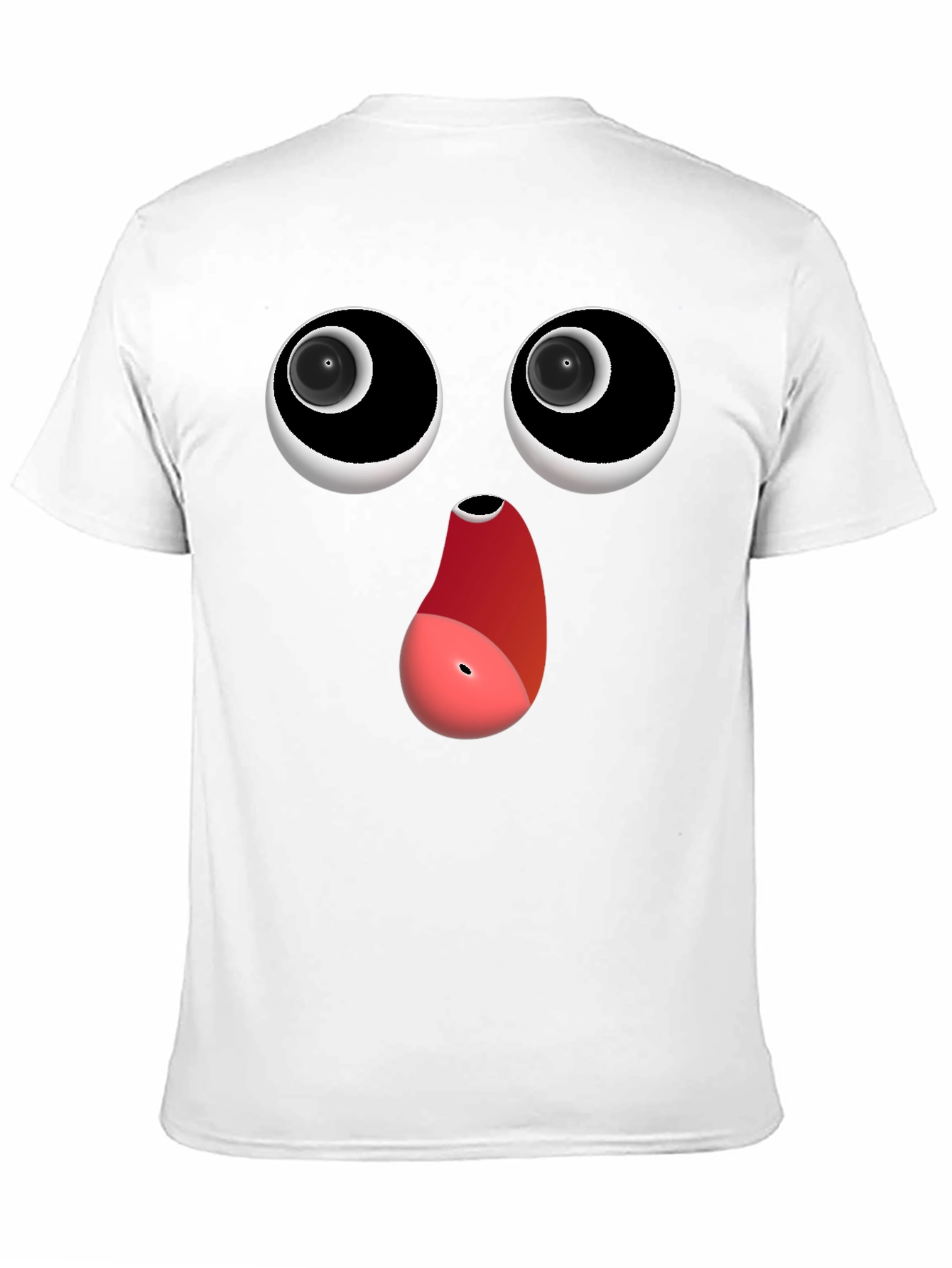 Black Funny Face Black T-Shirt view 11