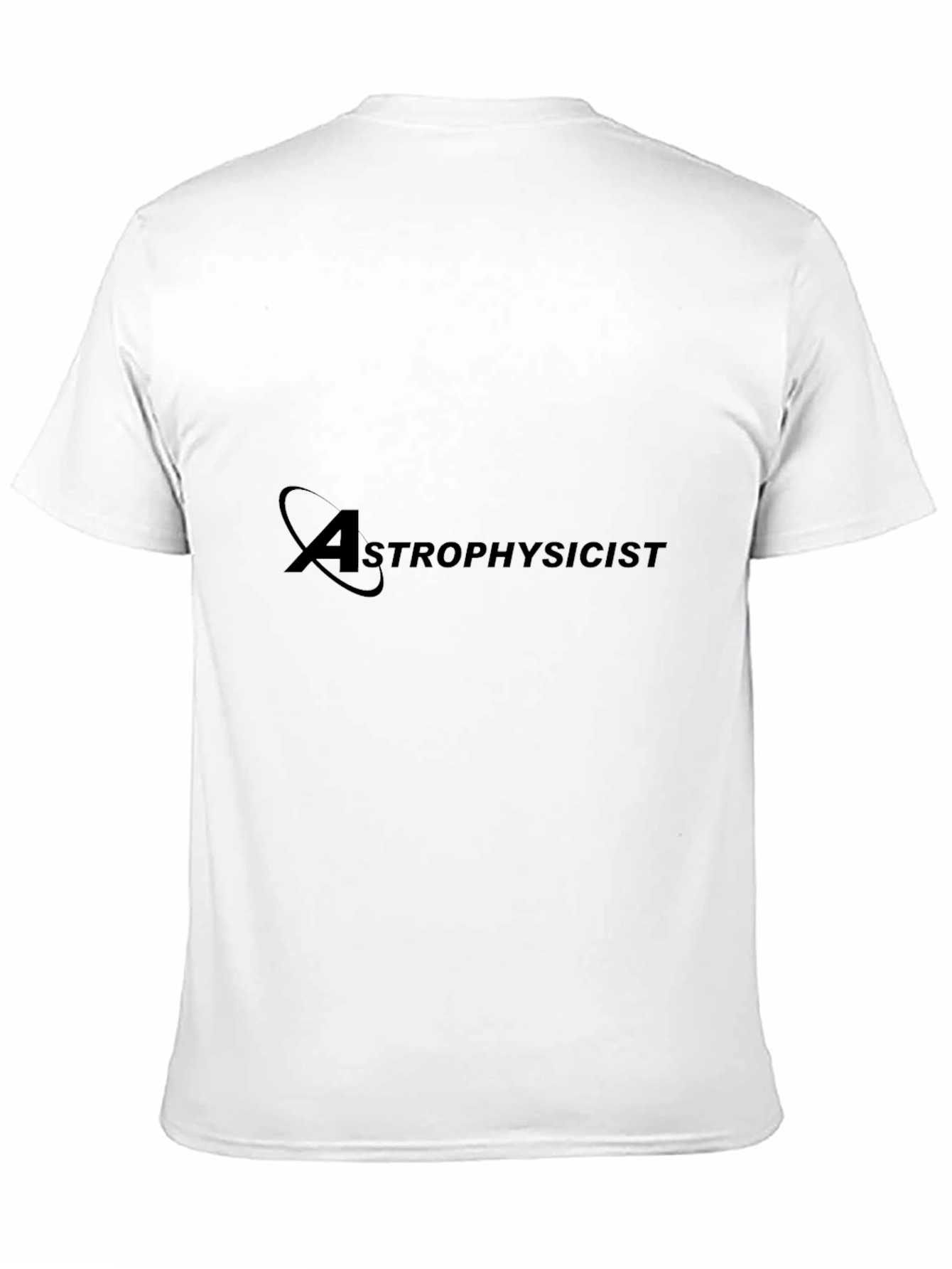 Black Astrophysicist Black Graphic T-Shirt - Science Apparel view 11