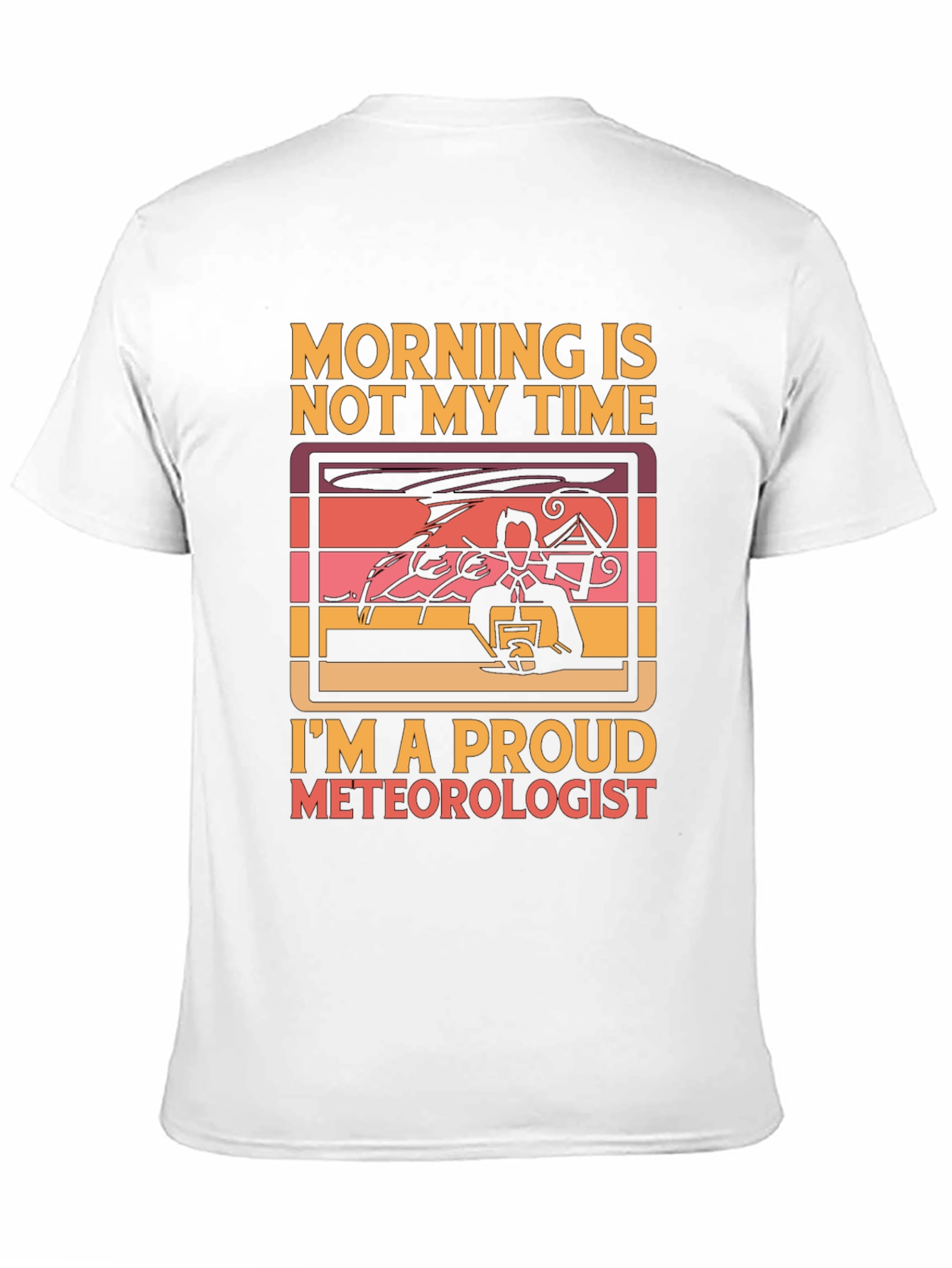 Black Proud Meteorologist T-Shirt view 11