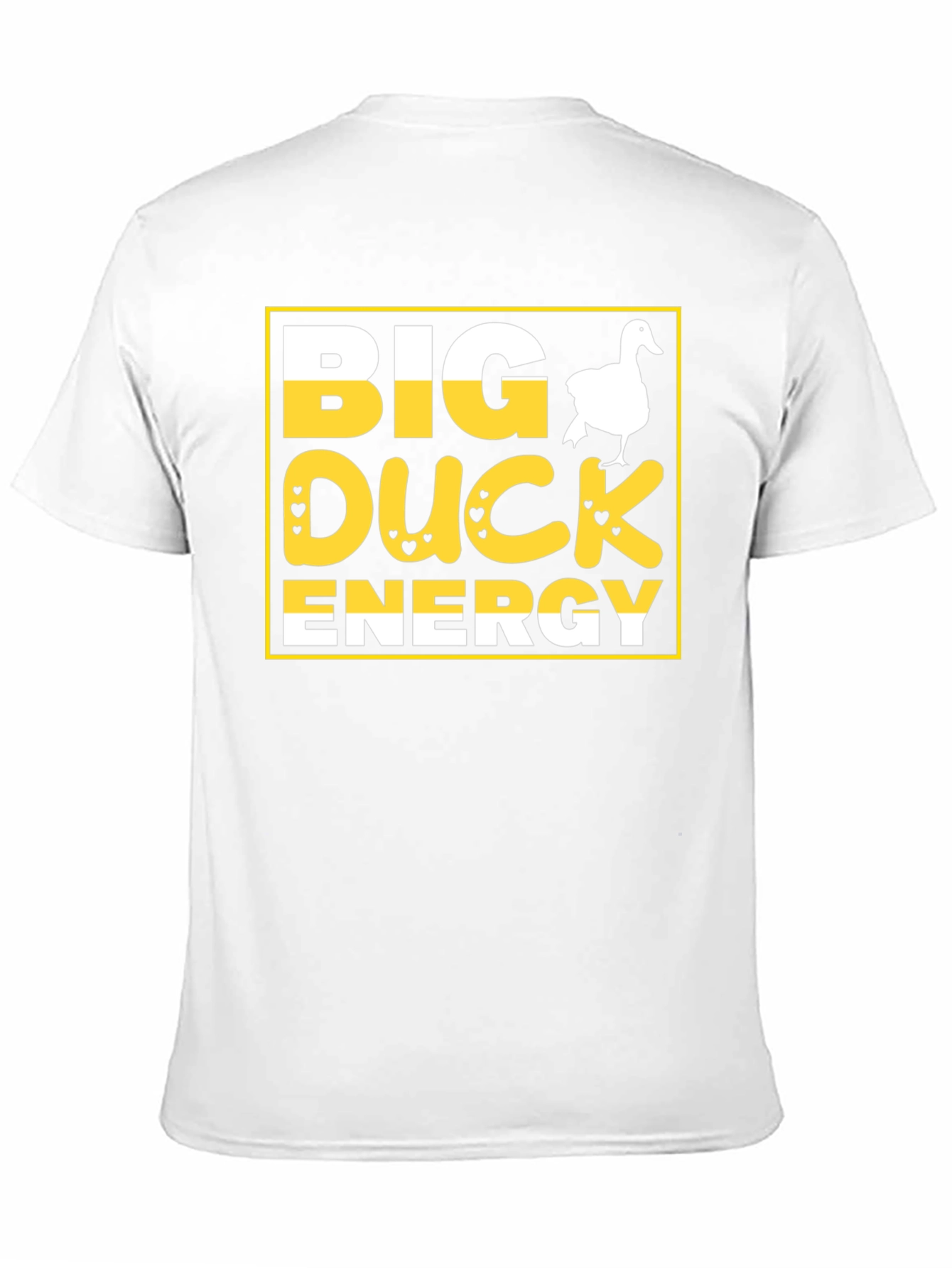 Black Big Duck Energy T-Shirt view 11