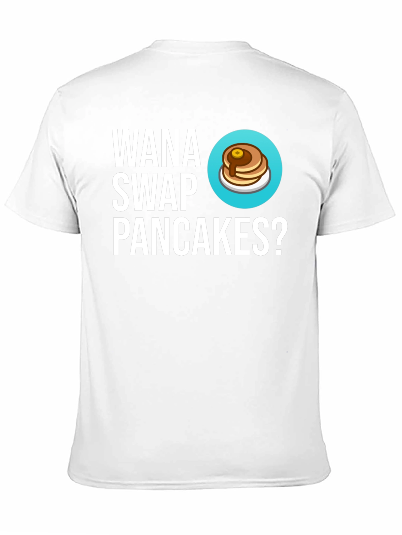 Black Wanna Swap Pancakes? Graphic Tee - Unique Gift! view 11