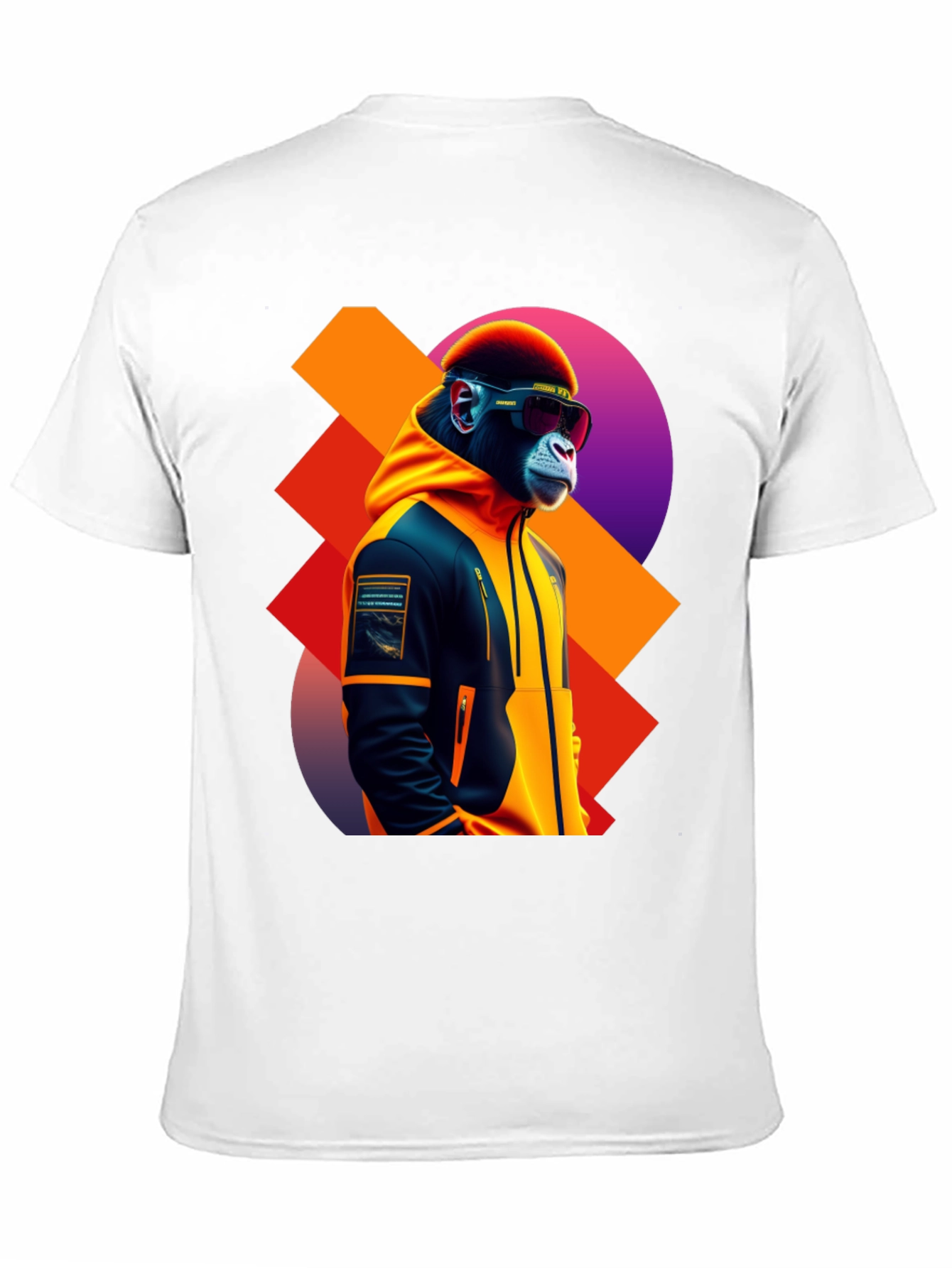 Black Cool Ape Graphic Tee view 11