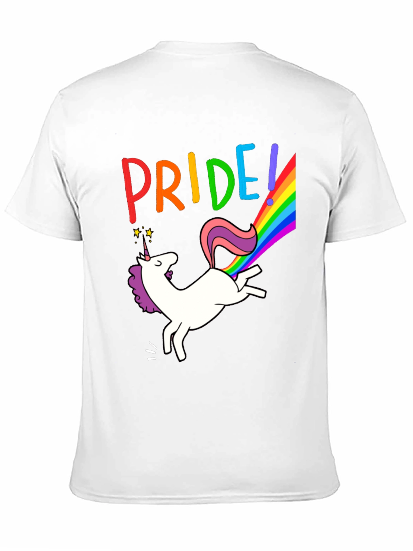 Black Pride Unicorn Graphic Tee - Black Cotton Blend view 11