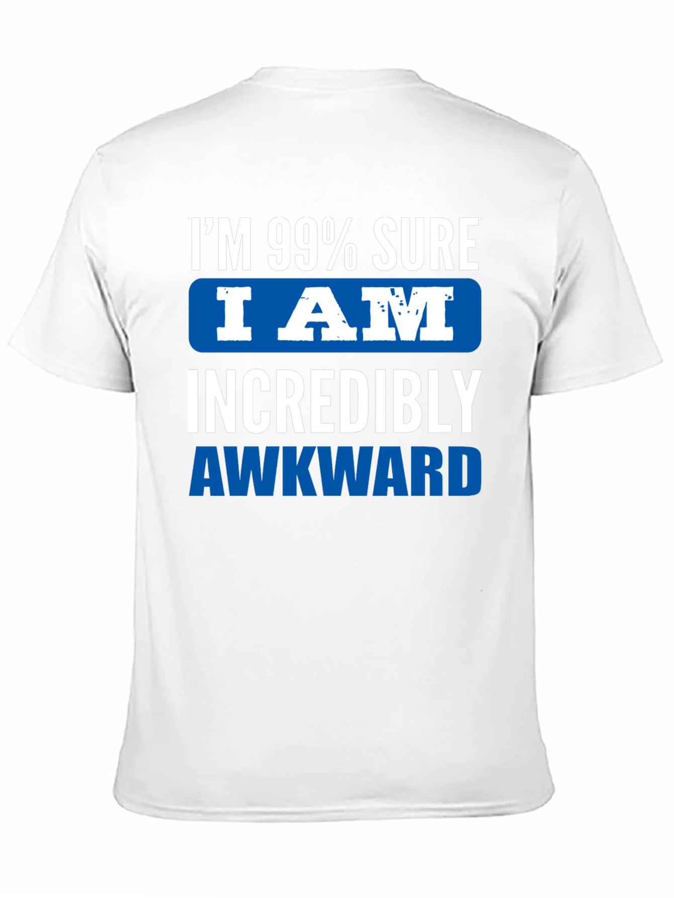 Black Awkward T-Shirt: Funny Graphic Tee for Introverts view 11