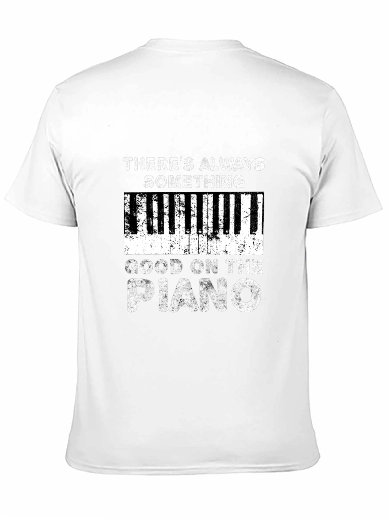 Black Piano Player T-Shirt - Always Something Good view 11