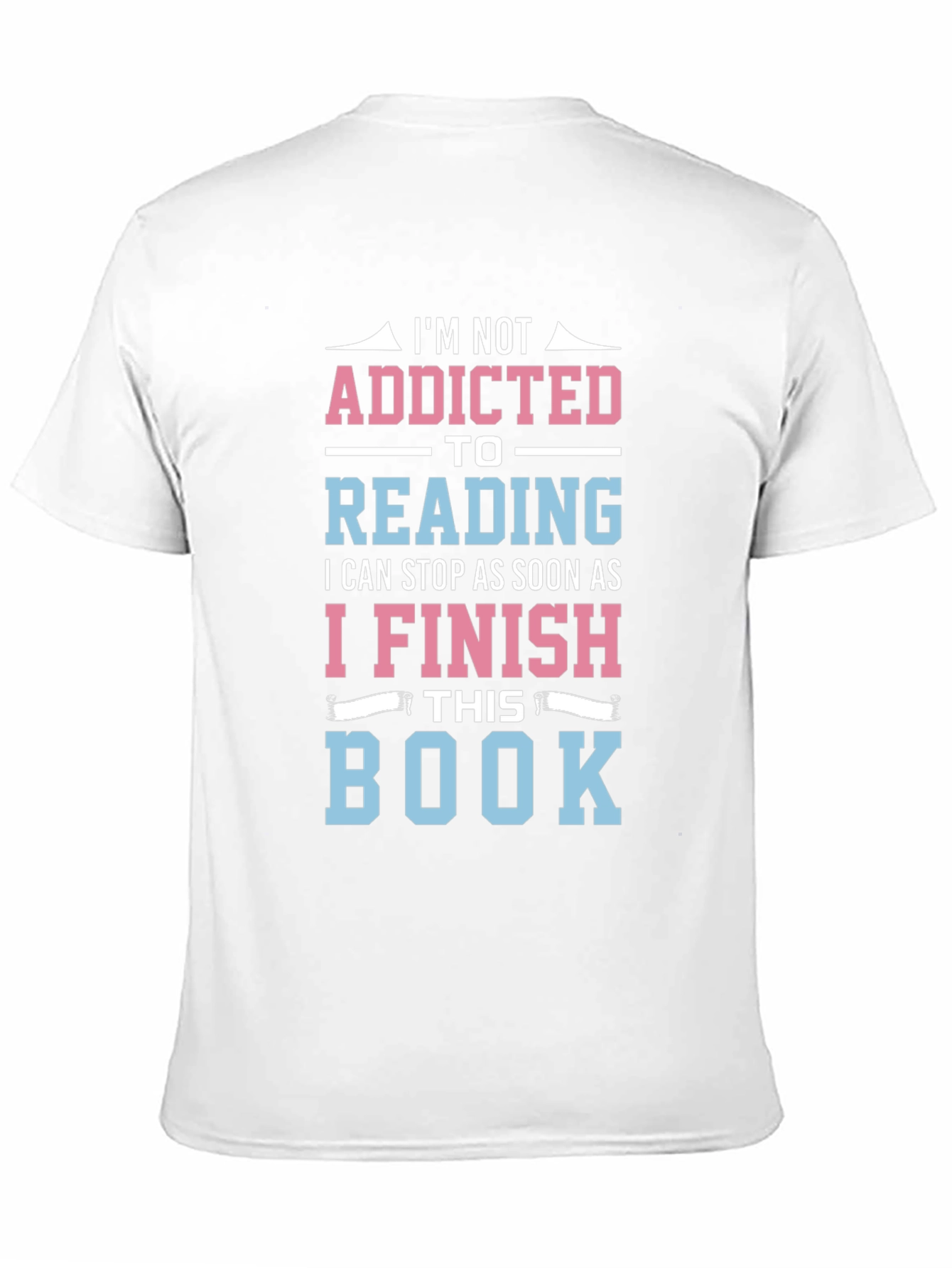 Black Funny Reading Addict T-Shirt: Just One More Chapter! view 11