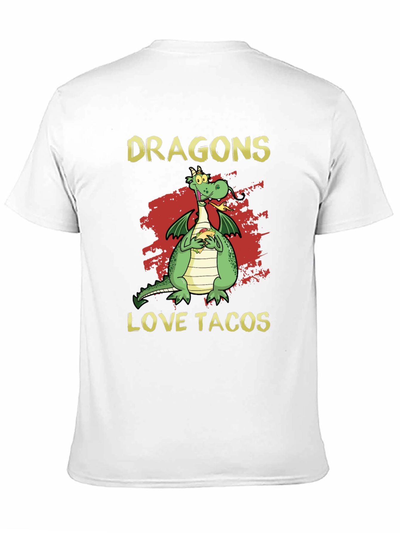 Black Dragons Love Tacos Graphic T-Shirt view 11