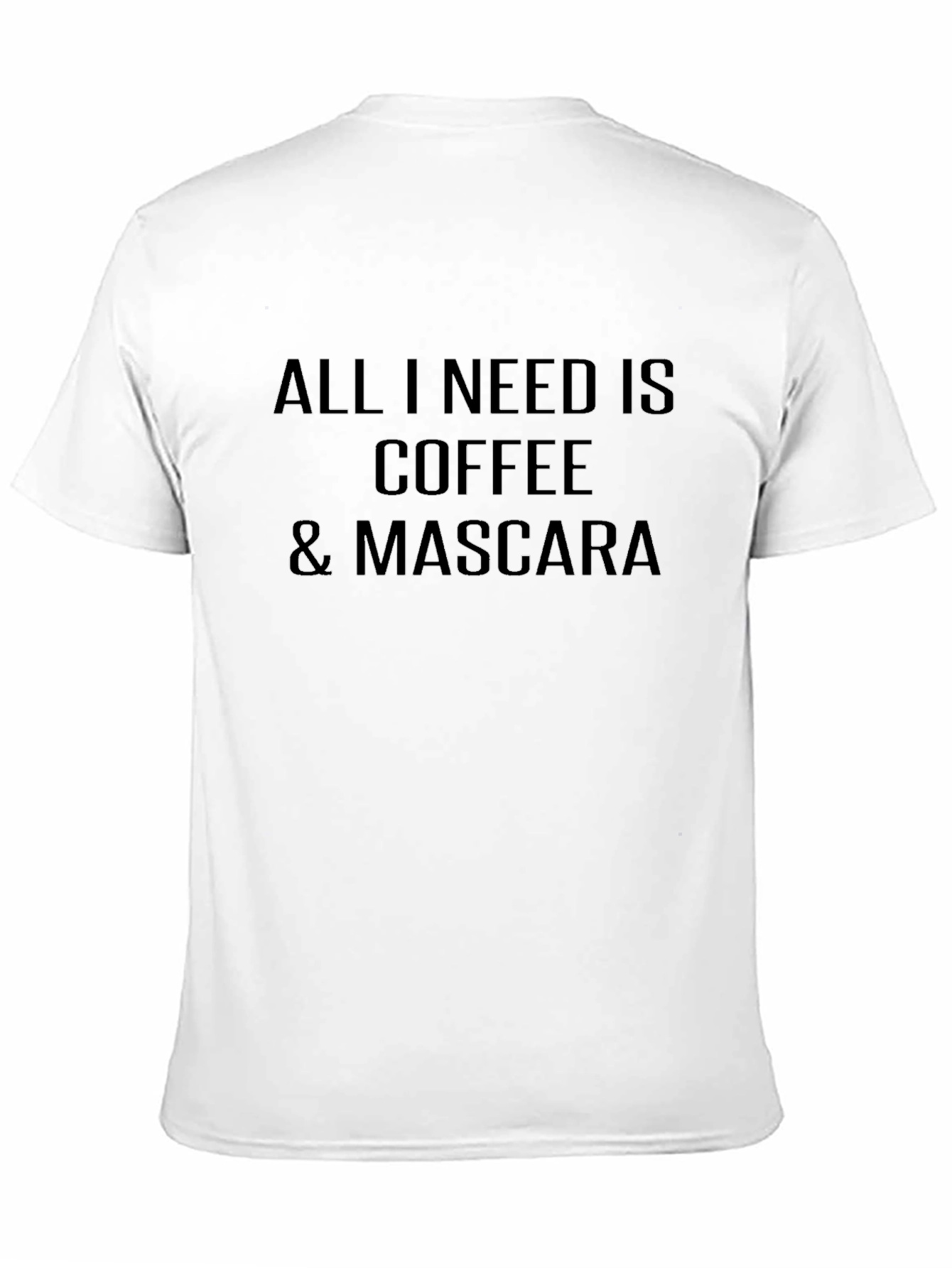 Black Coffee & Mascara Graphic Tee - Soft Cotton Blend view 11