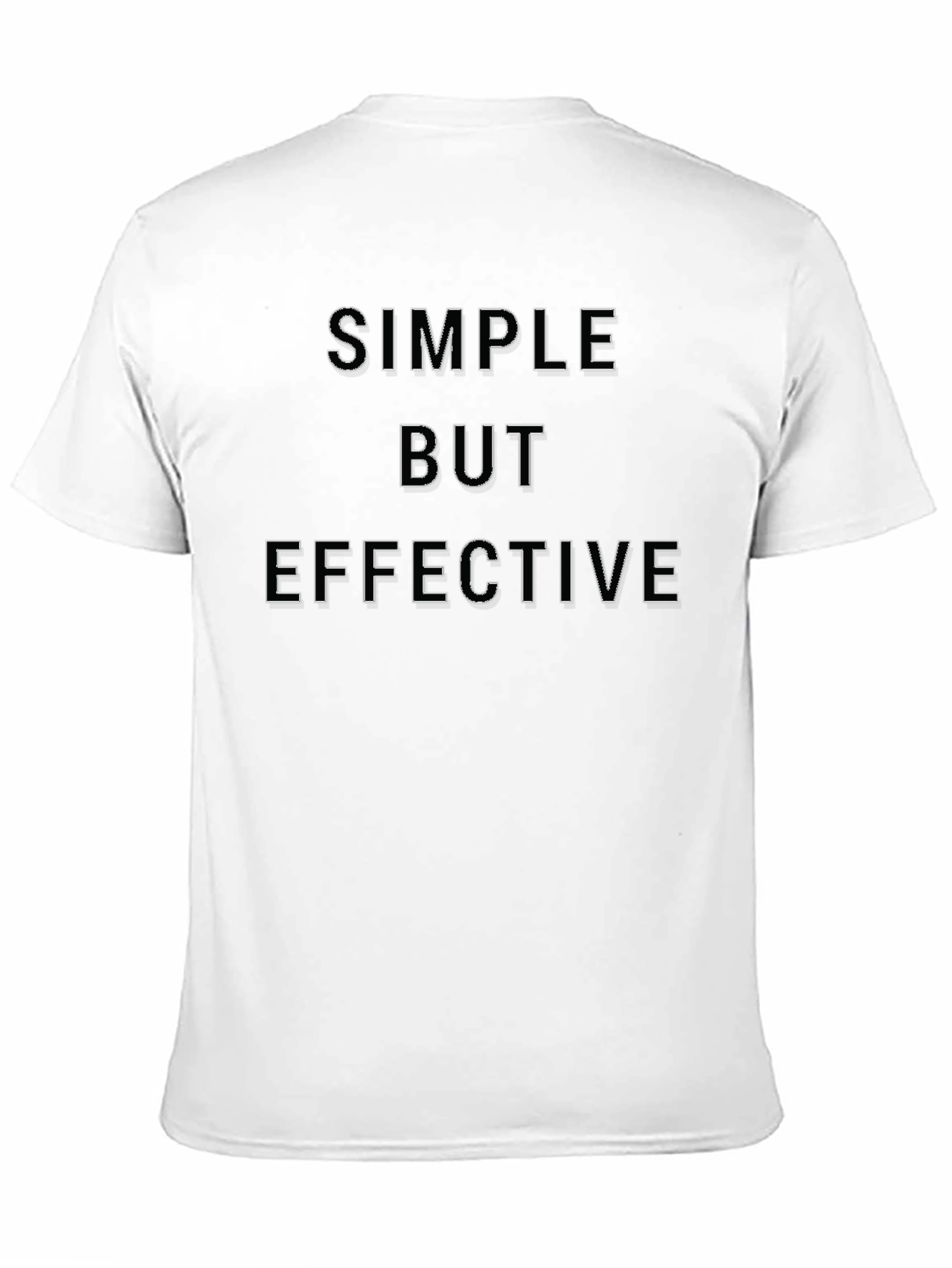 Black Simple But Effective Black T-Shirt view 11