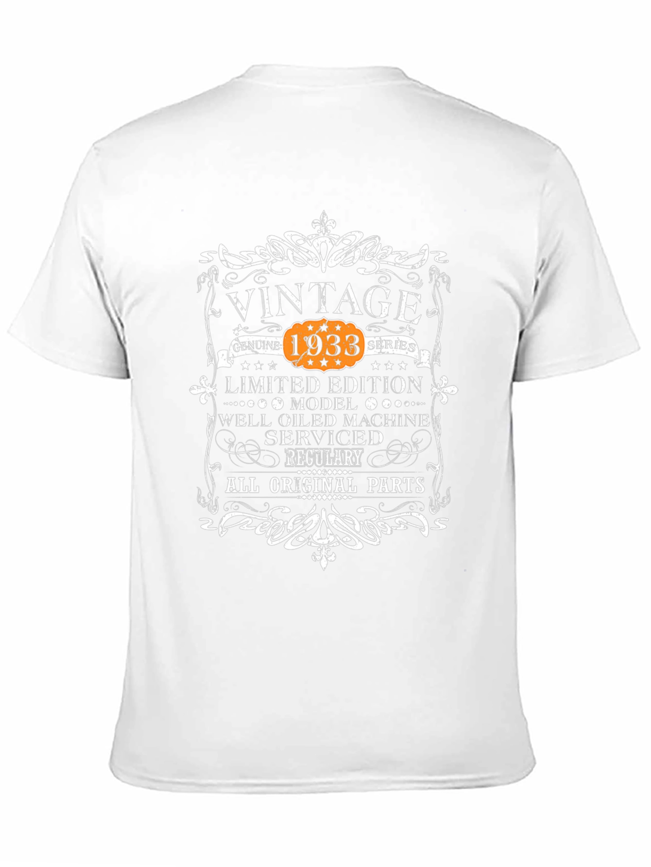 Black Vintage 1933 Limited Edition T-Shirt view 11