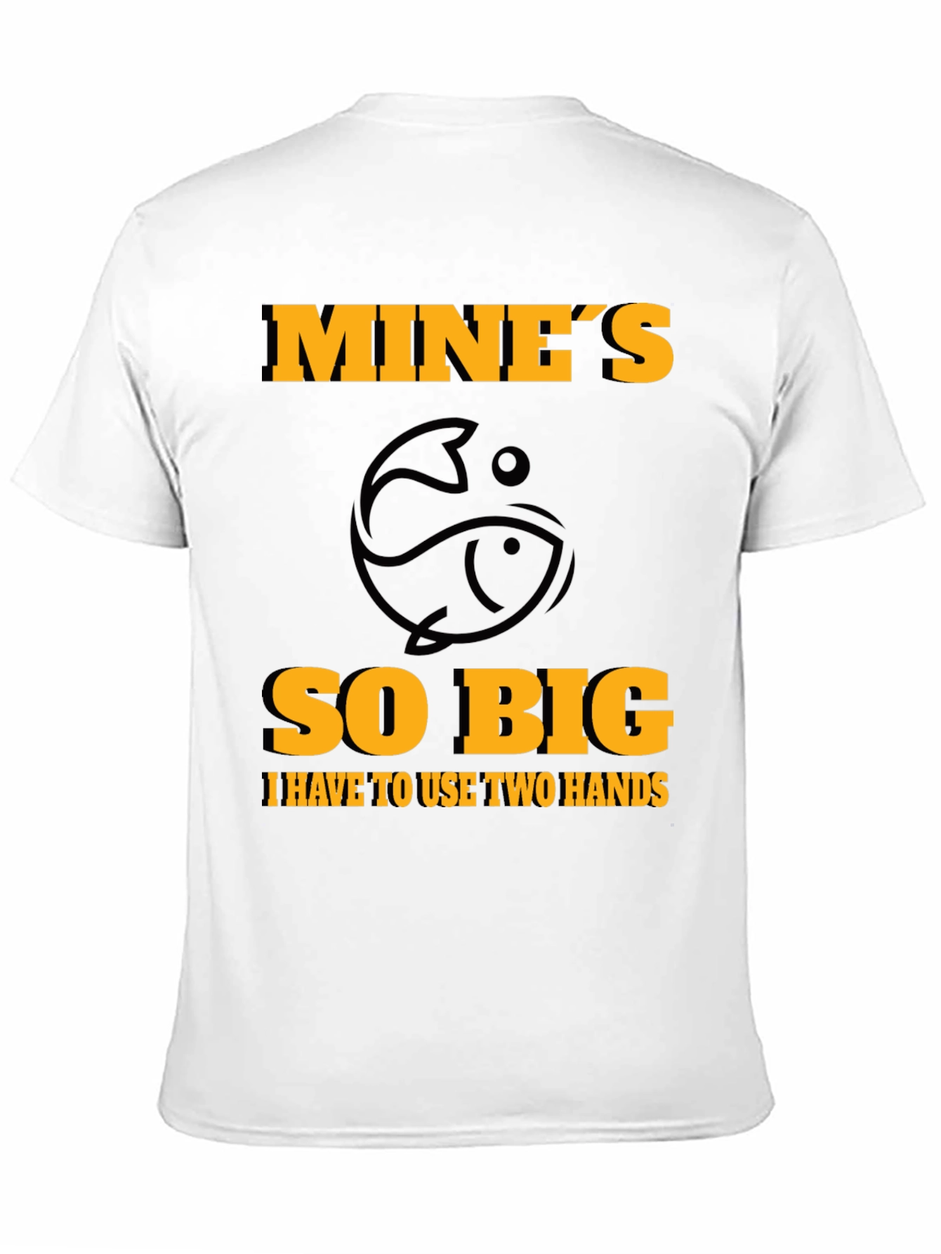 Black Mine's So Big Fishing T-Shirt - Humor Tee view 11