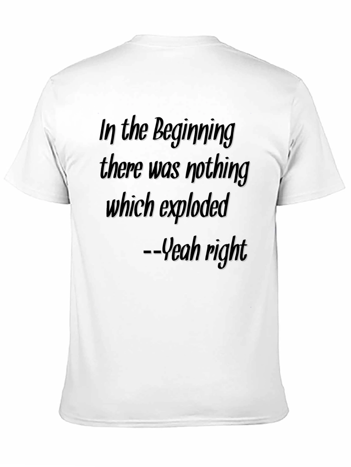 Black Humorous Big Bang Theory Black Cotton Tee view 11