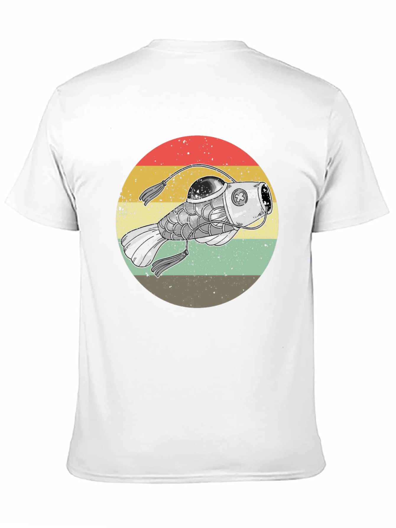 Black Retro Angler Fish Graphic Tee - Black view 11