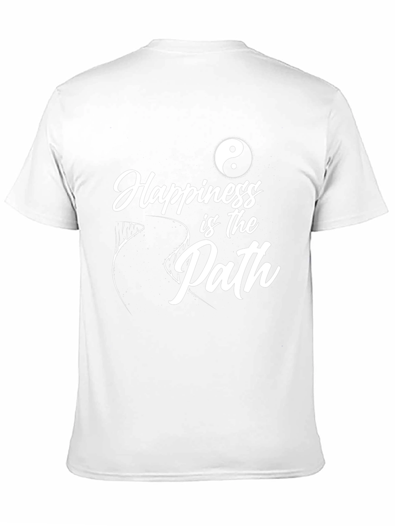 Black Happiness is the Path Graphic Tee view 11
