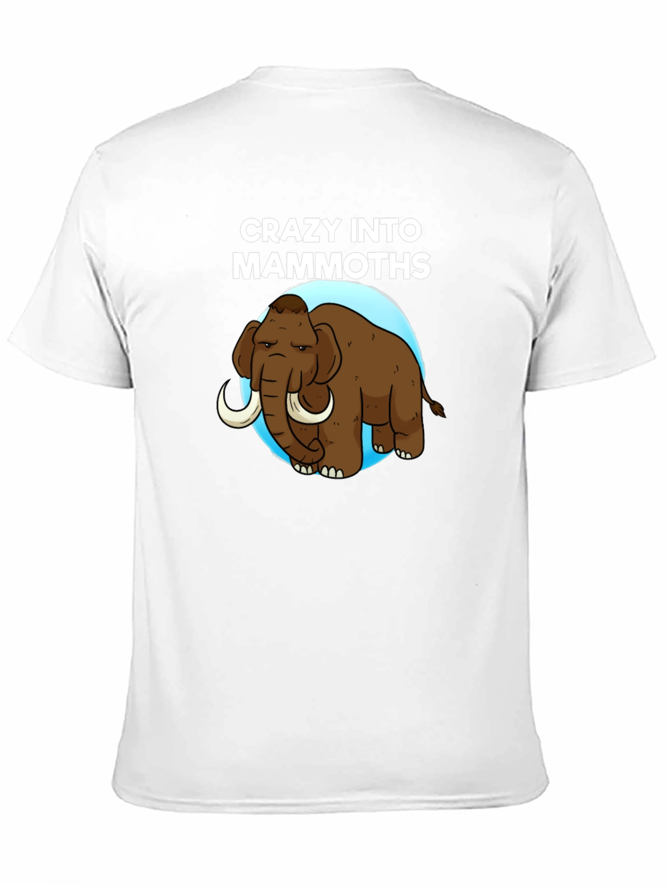 Black Crazy into Mammoths T-Shirt view 11