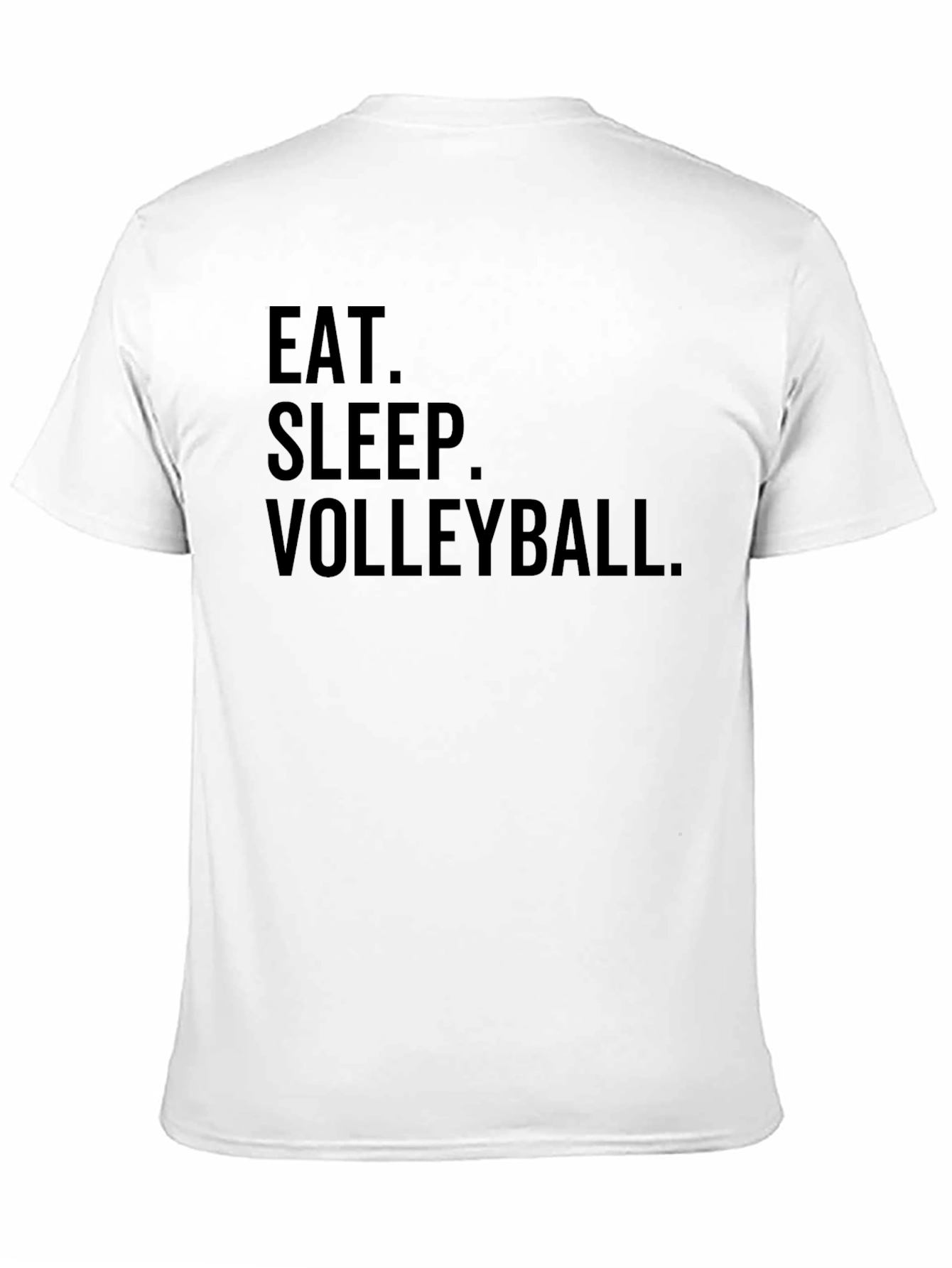 Black Eat Sleep Volleyball T-Shirt - Black view 11