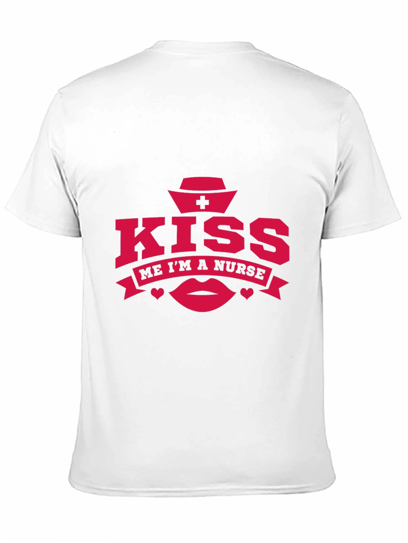 Black Kiss Me I'm A Nurse T-Shirt Funny Graphic Tee view 11