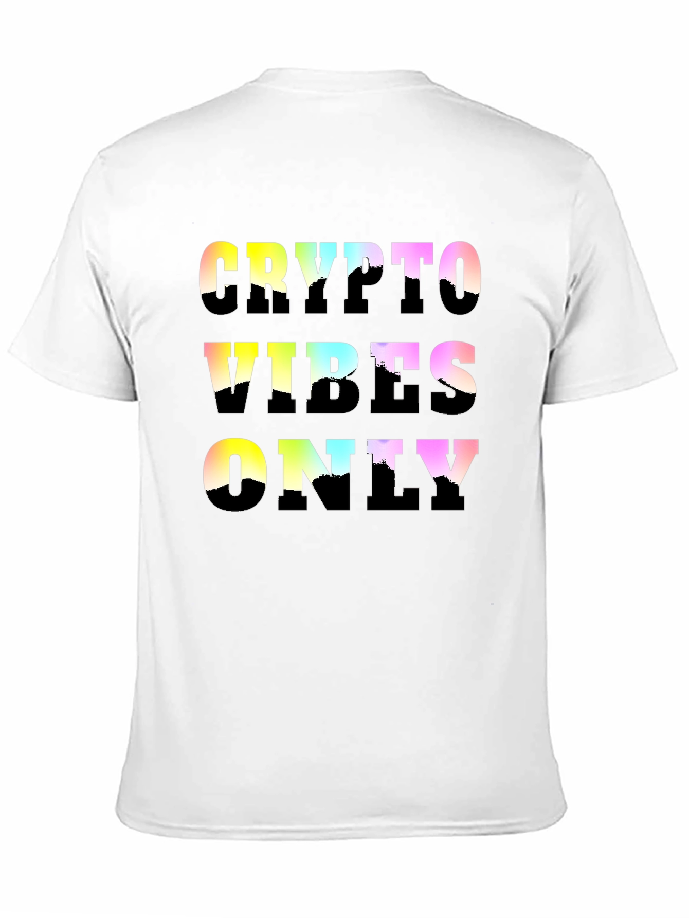 Black Crypto Vibes Only Graphic Tee - Trendy Black T-Shirt view 11