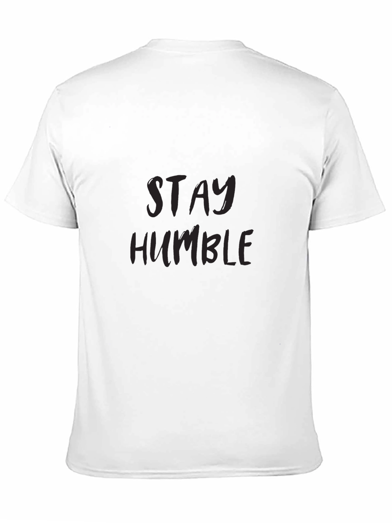 Black Stay Humble Black Tee - Men's Graphic T-Shirt view 11