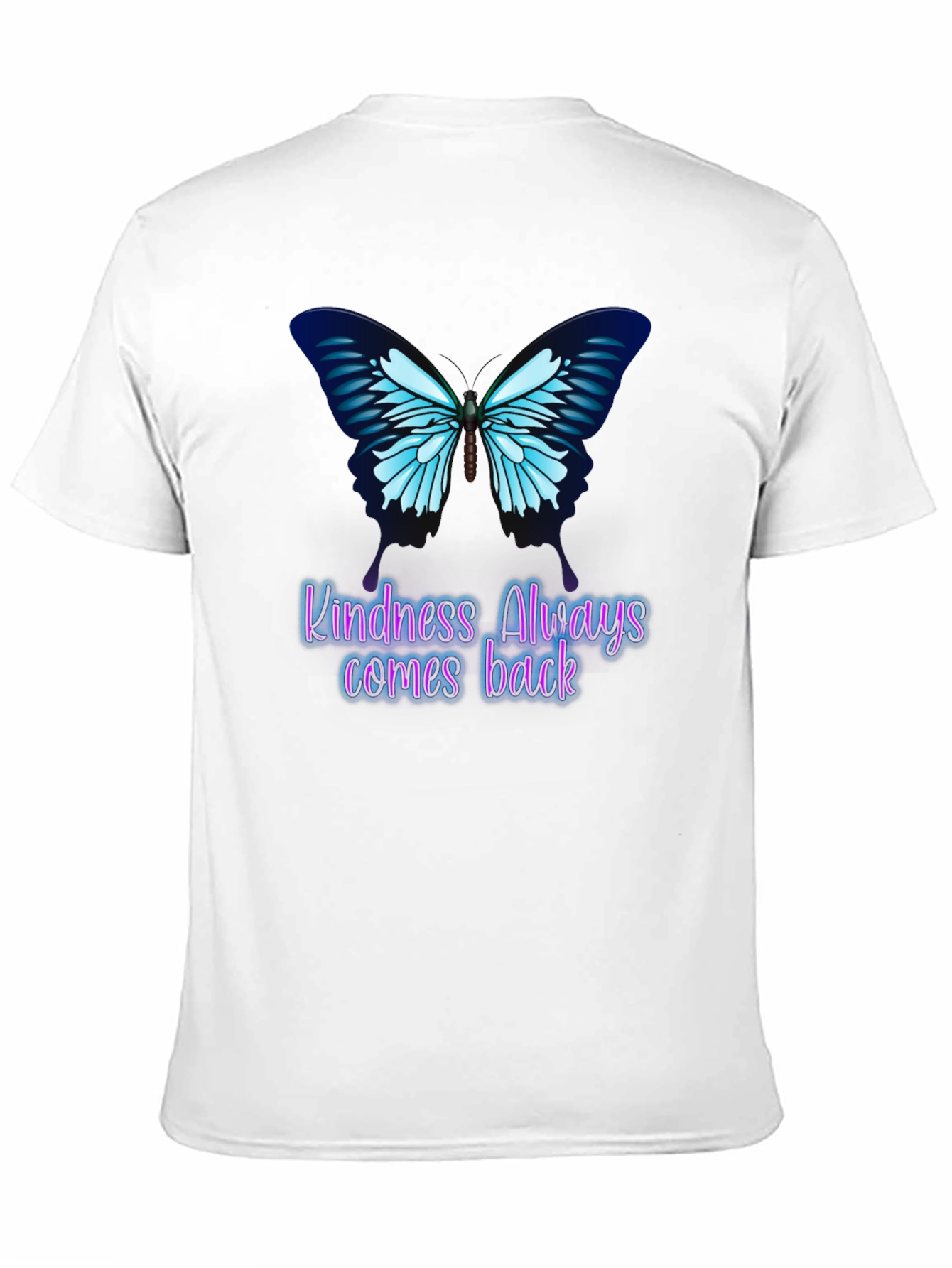 Black Kindness Butterfly Graphic Tee - Always Comes Back view 11