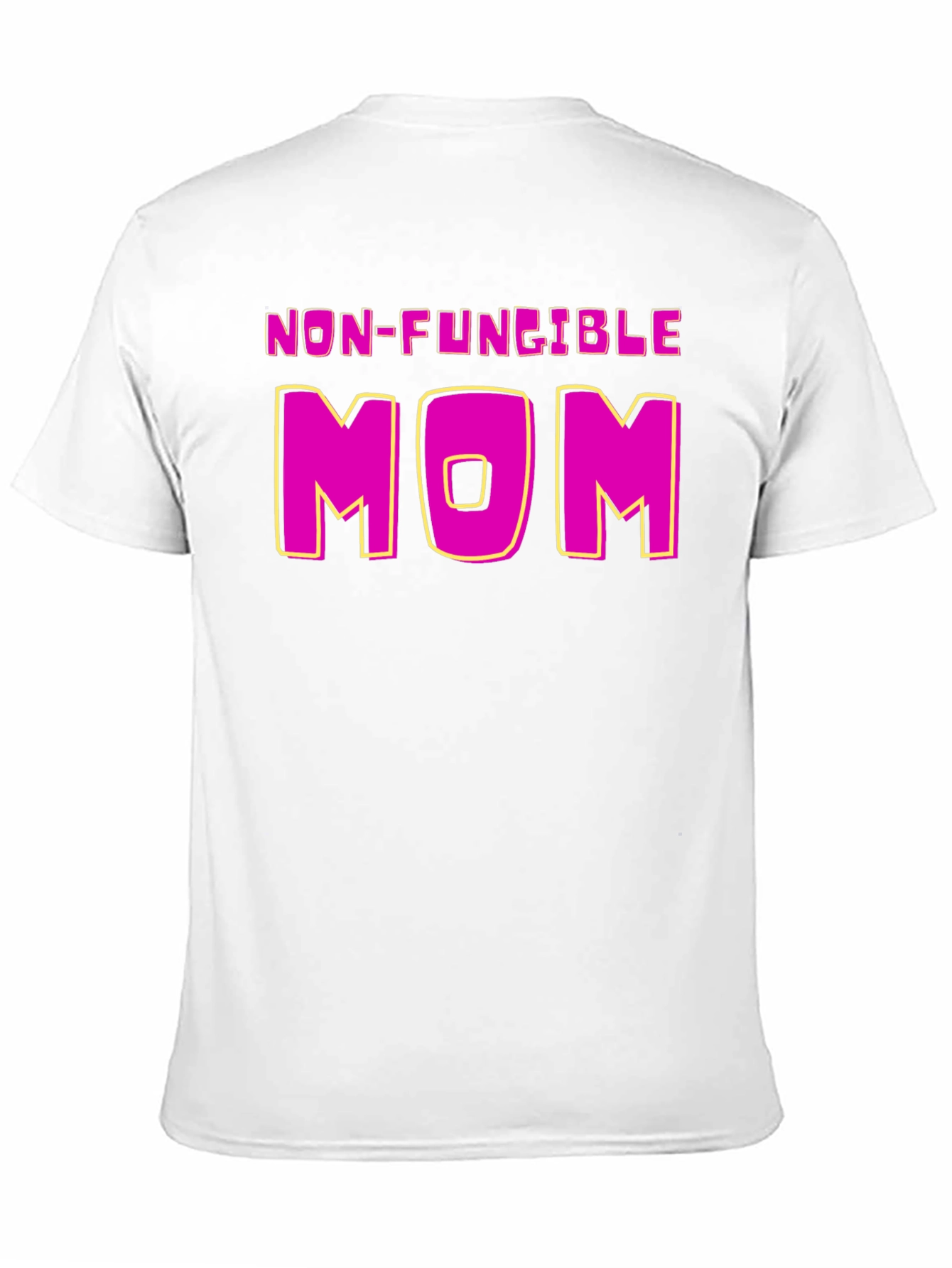 Black Non-Fungible Mom Funny T-Shirt view 11