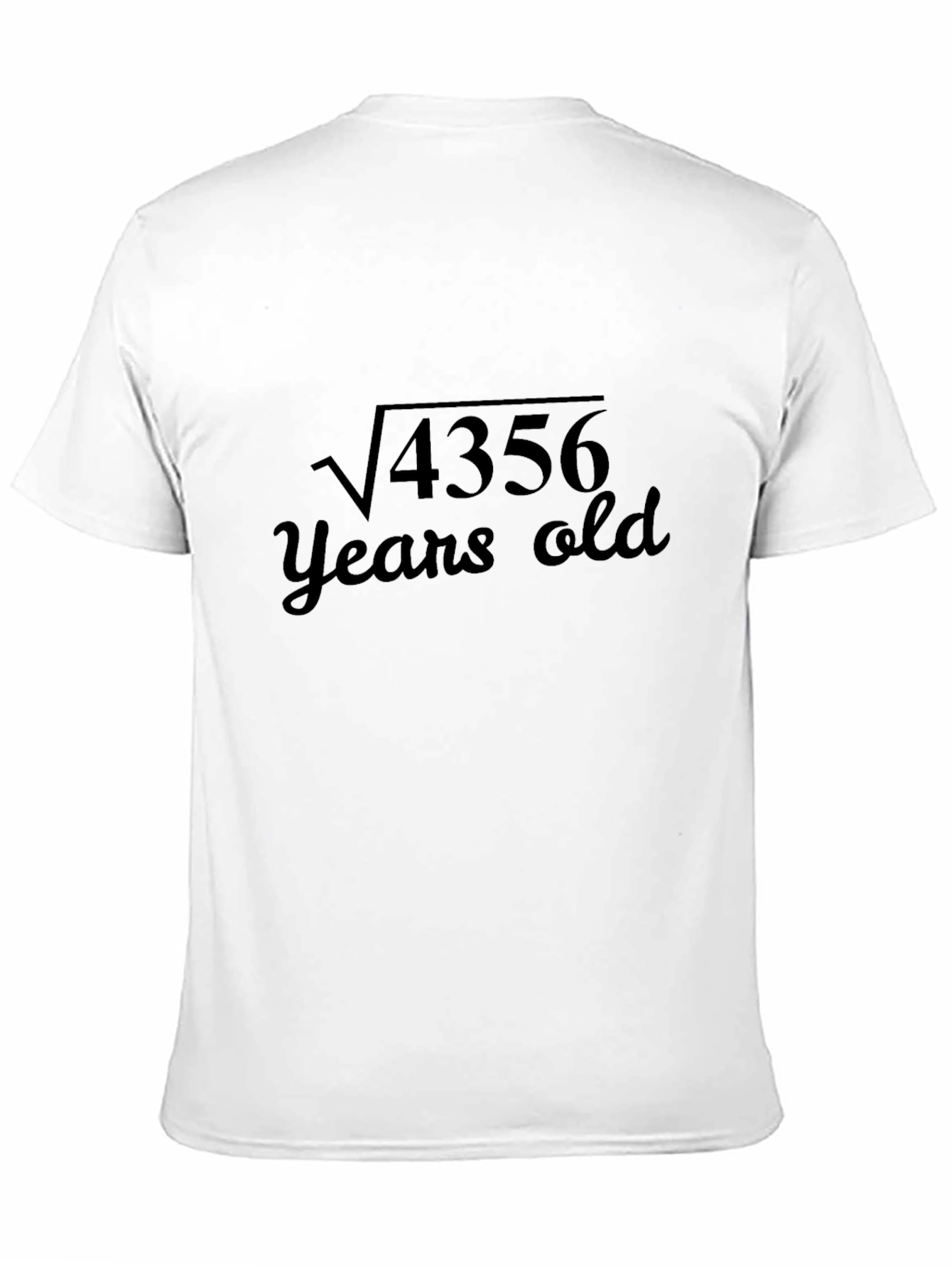 Black Funny 66 Years Old T-Shirt, Math Birthday Tee view 11