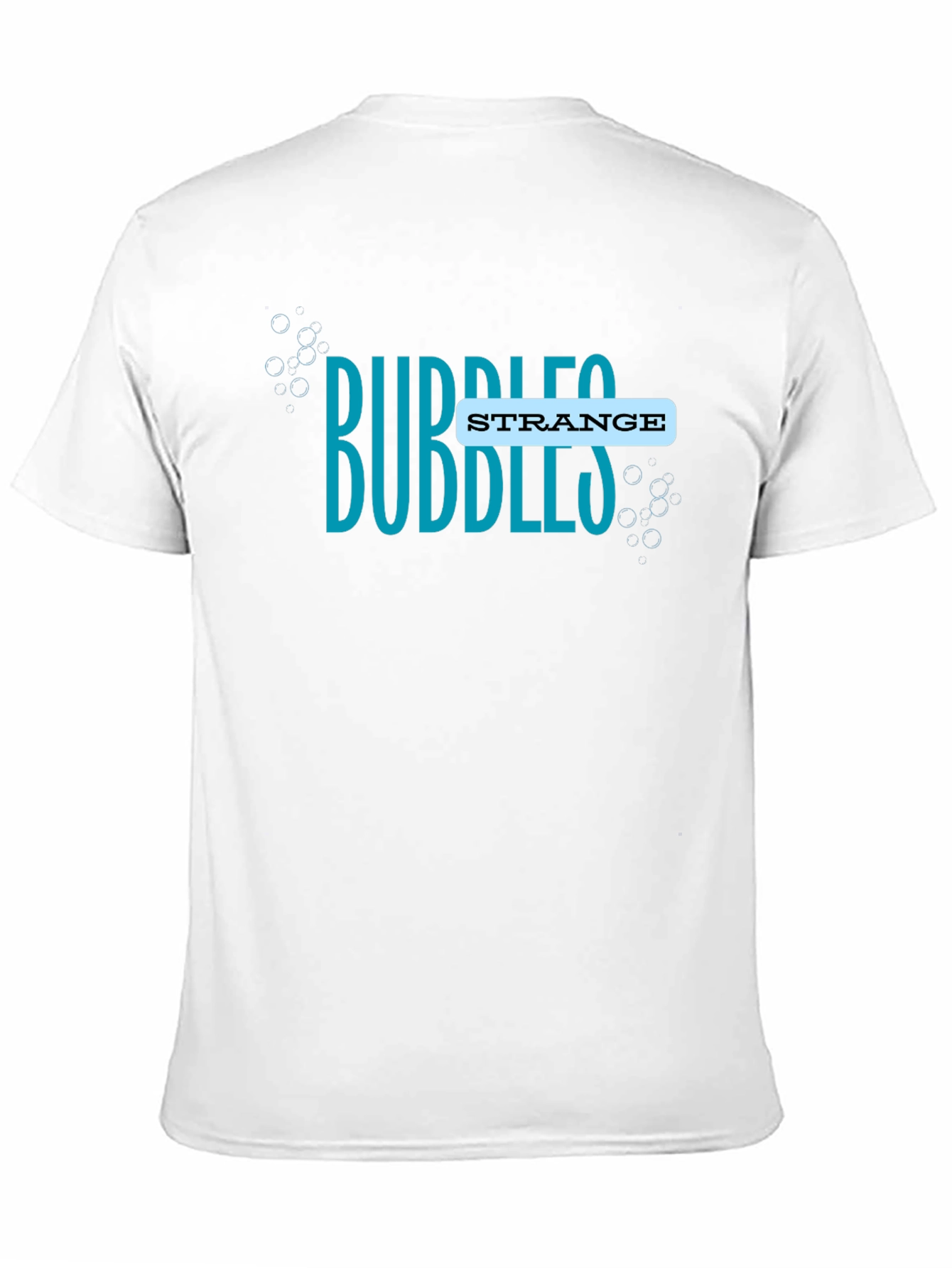Black Bubbles Strange T-Shirt - Unique Design view 11