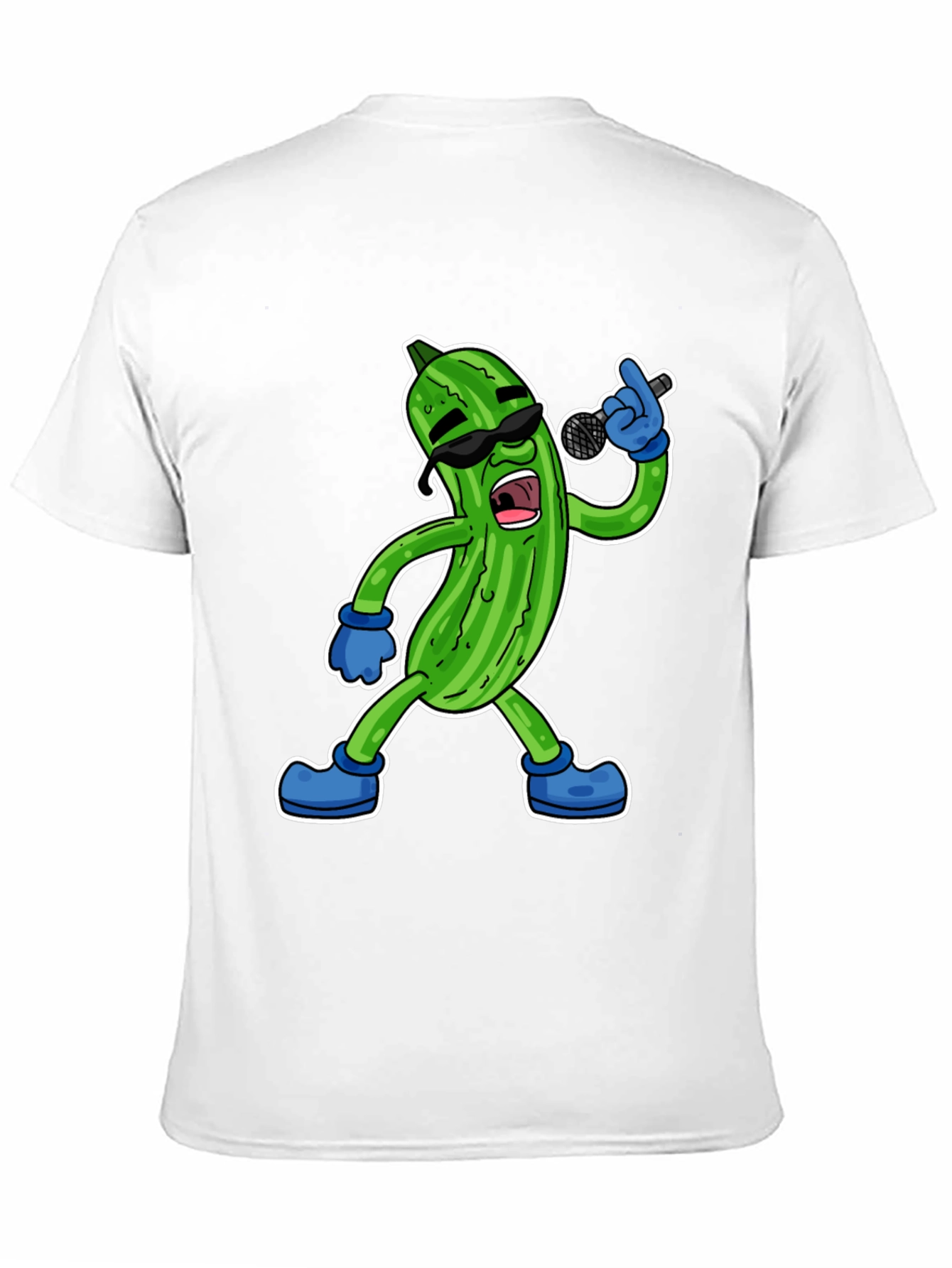 Black Singing Pickle Graphic Tee view 11
