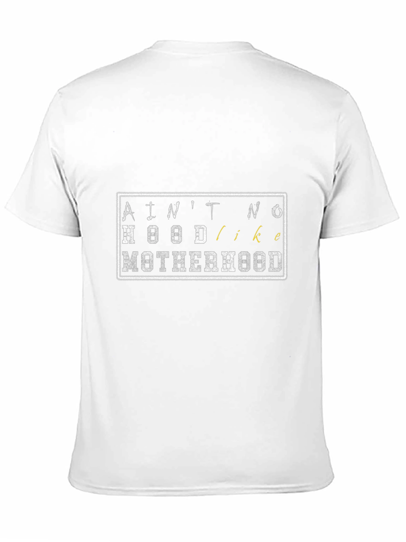 Black Ain't No Hood Like Motherhood T-Shirt view 11