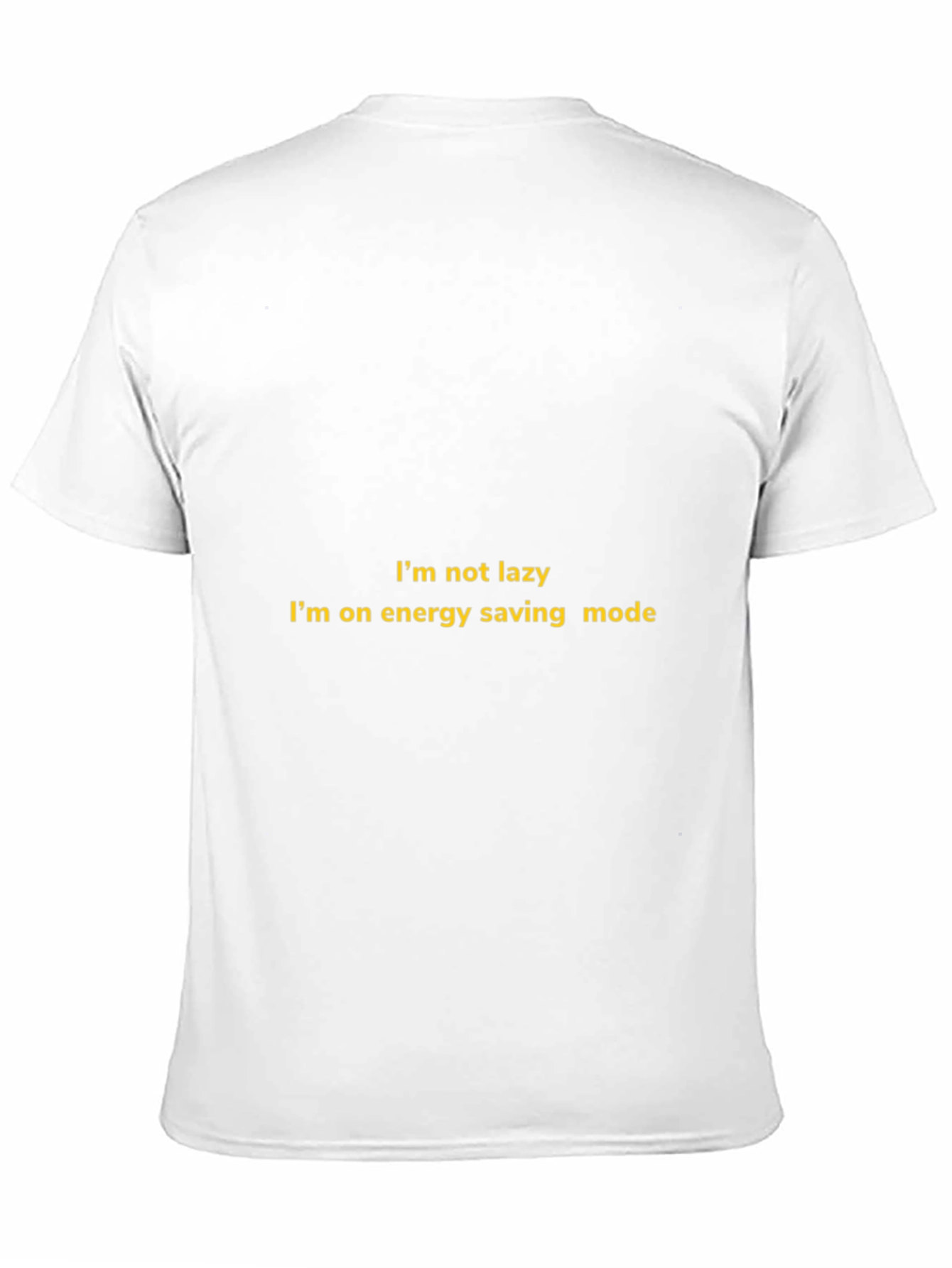 Black Energy Saving Mode Black T-Shirt view 11