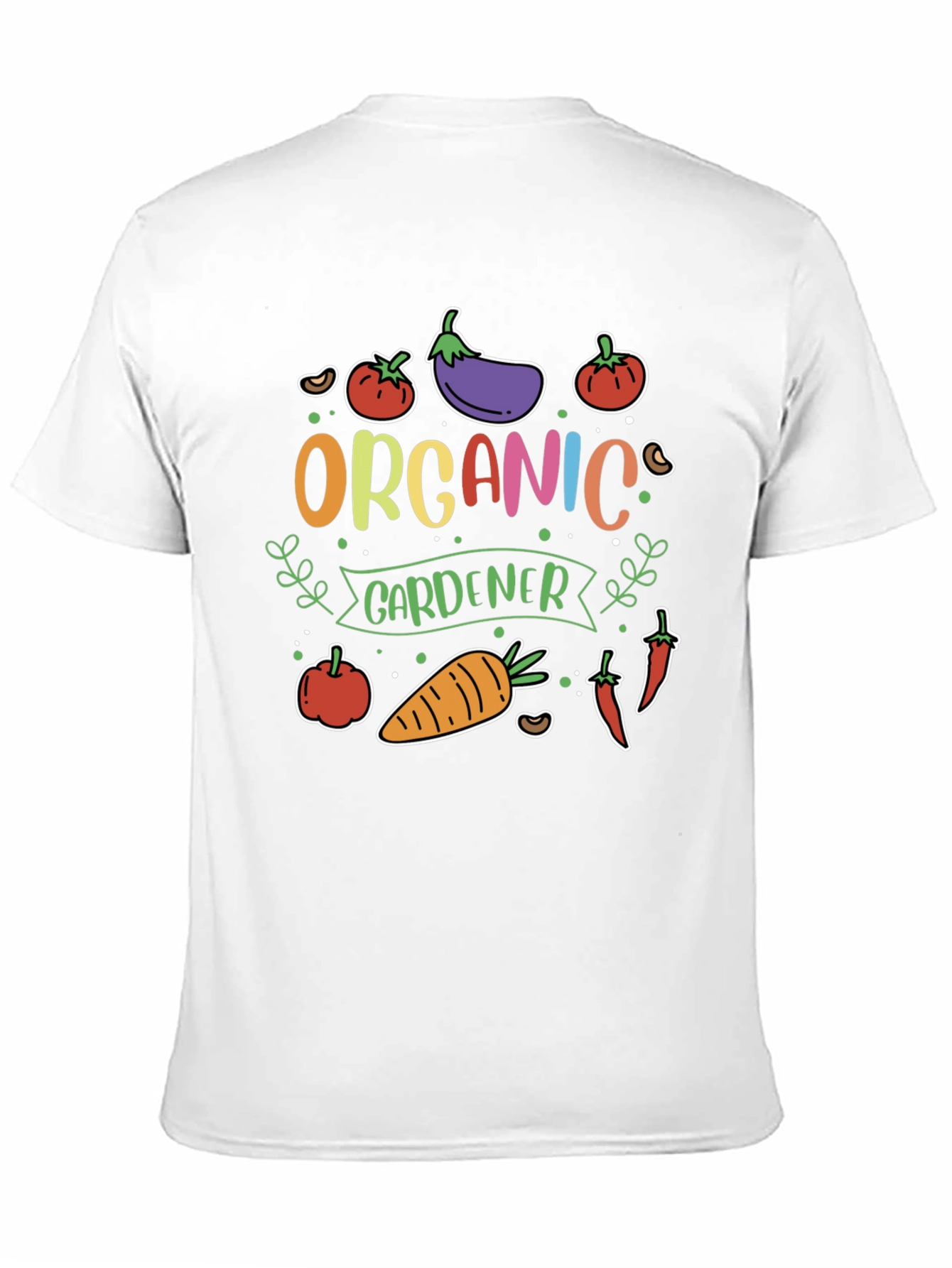Organic Gardener T-Shirt - Vegetable Garden Tee - 11