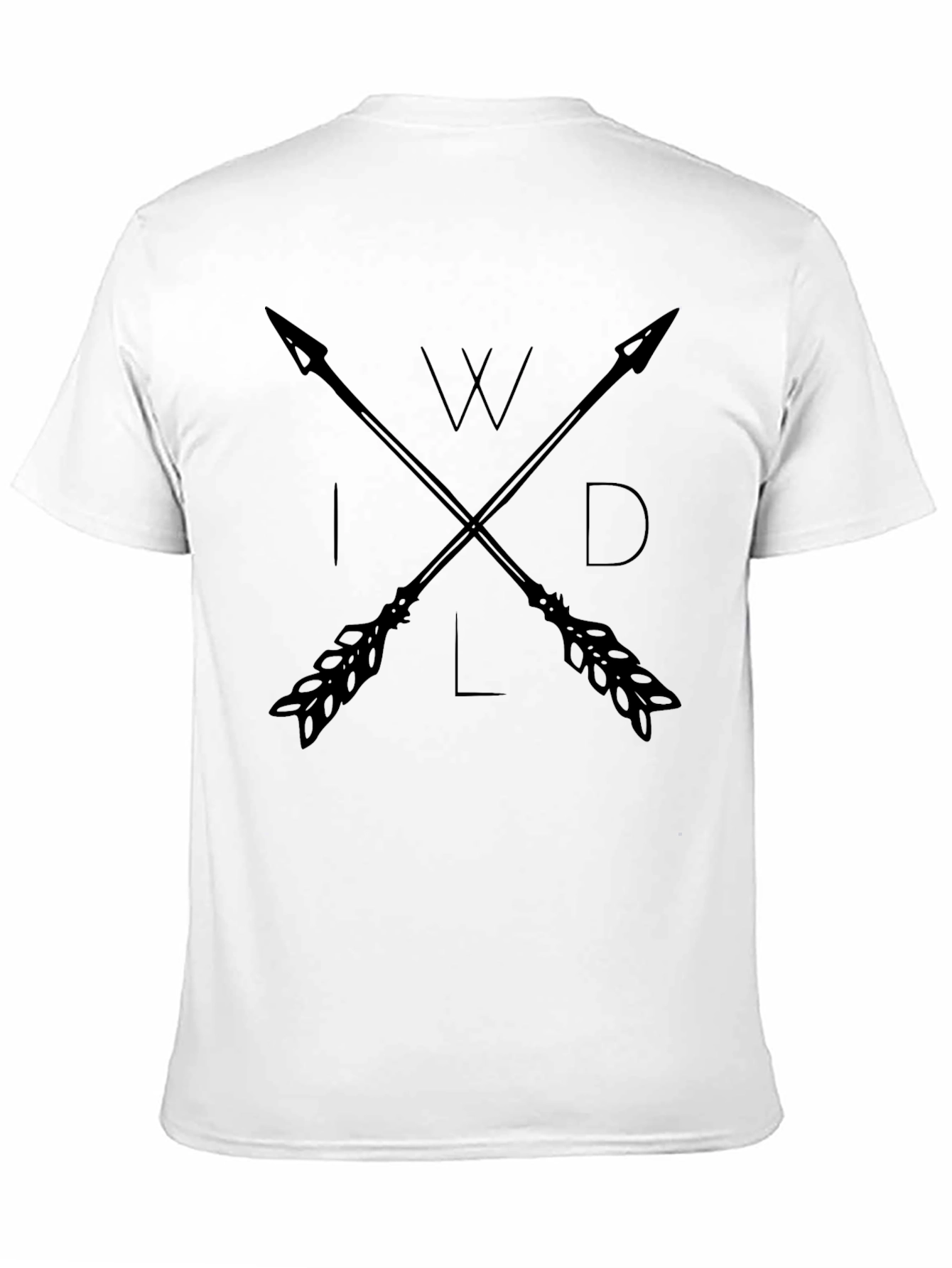 Black Wild Arrows Graphic Tee - Stylish Black Shirt view 11