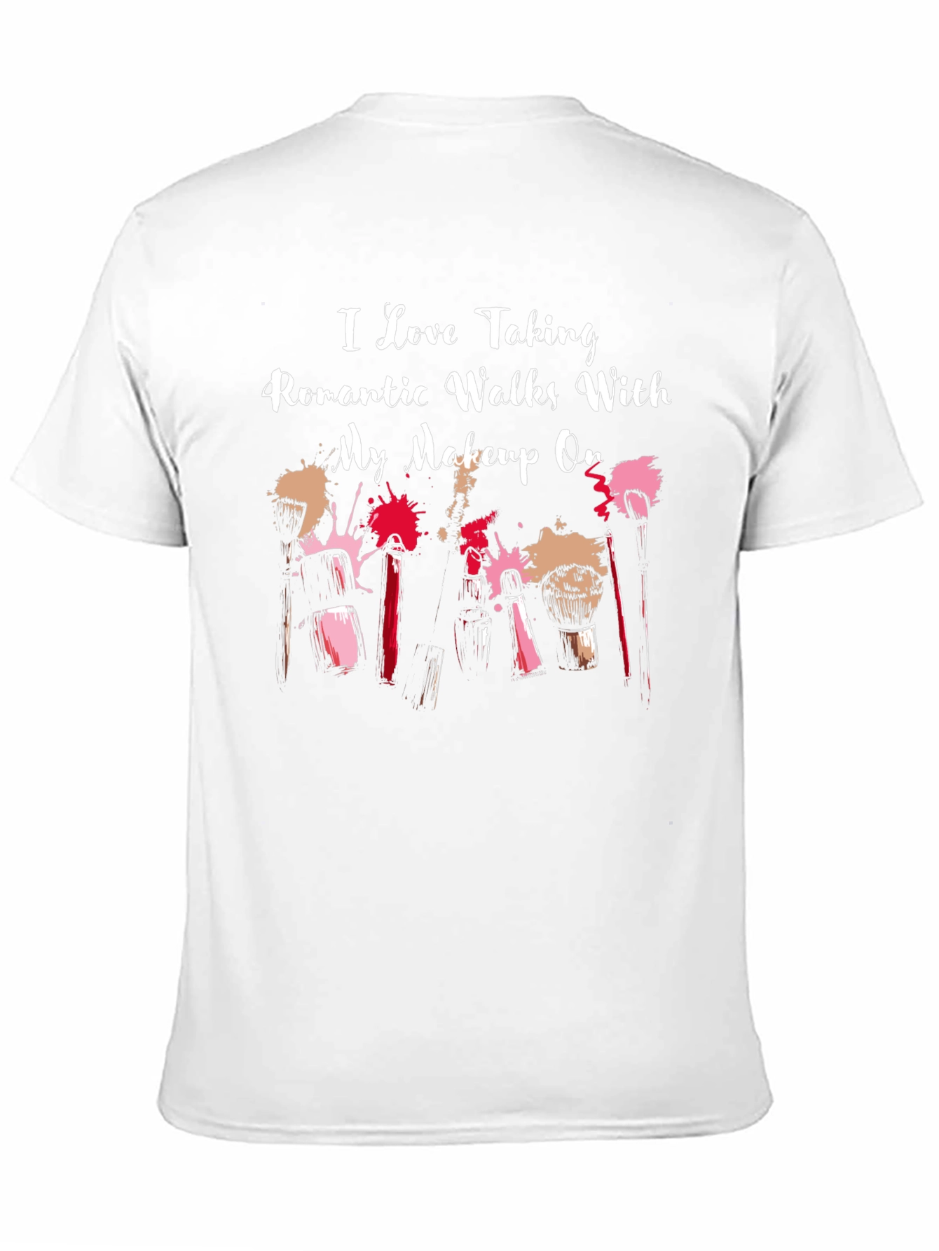 Black Makeup Lover's T-Shirt - Romantic Walks view 11