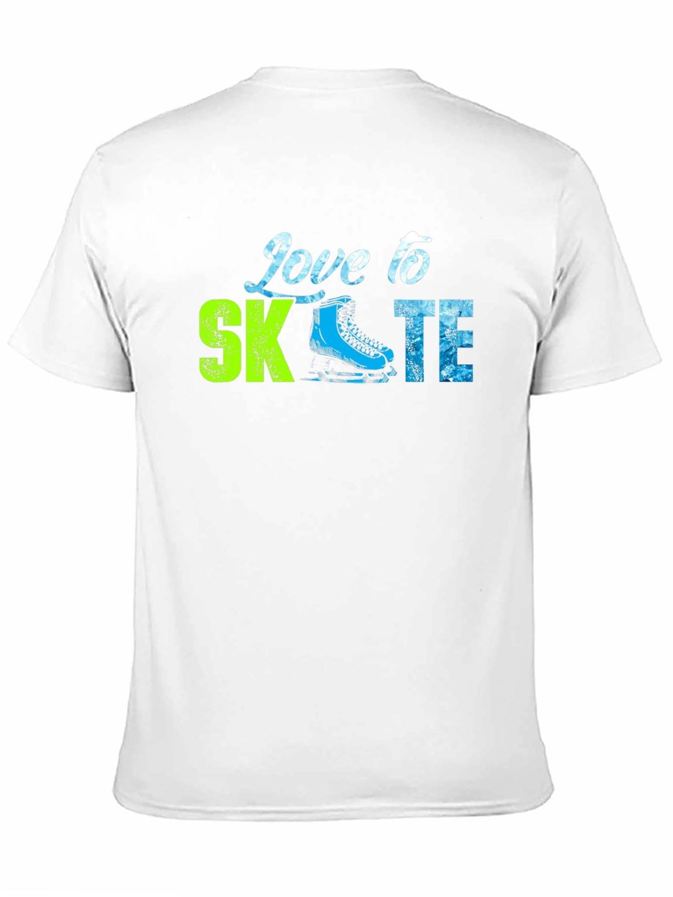 Black Love to Skate Graphic Tee - Black Cotton T-Shirt view 11