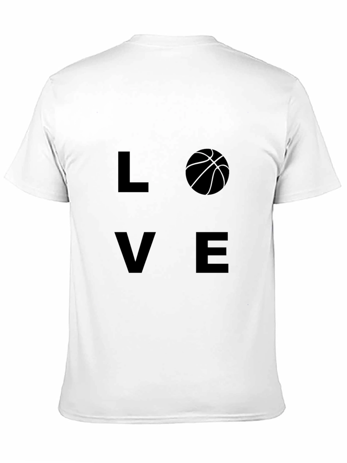 Black Love Basketball Graphic T-Shirt view 11
