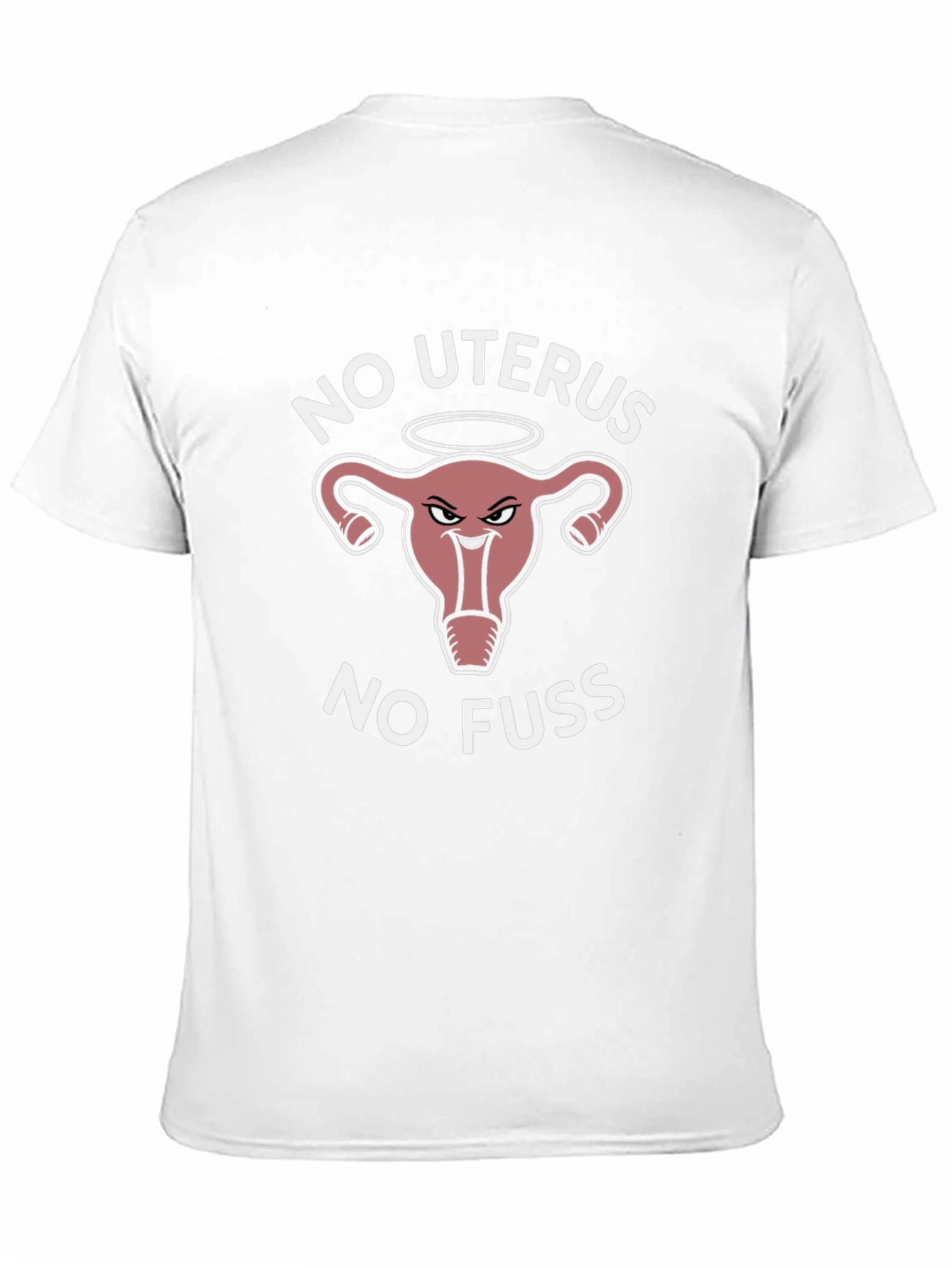 Black No Uterus No Fuss Graphic T-Shirt view 11