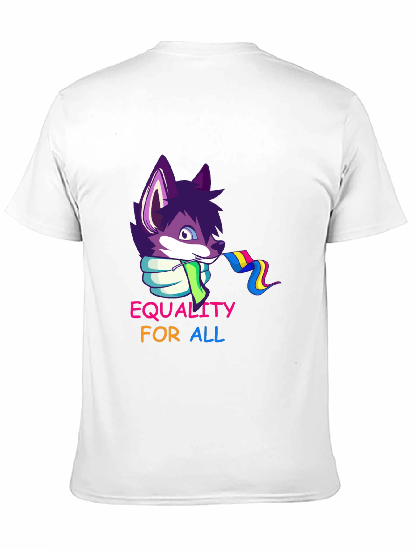 Black Equality For All T-Shirt view 11