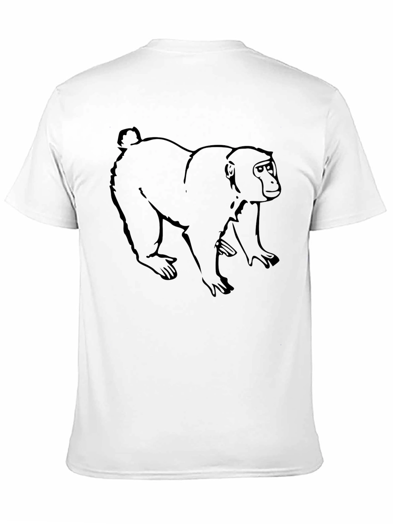 Black Monkey Graphic Black T-Shirt view 11