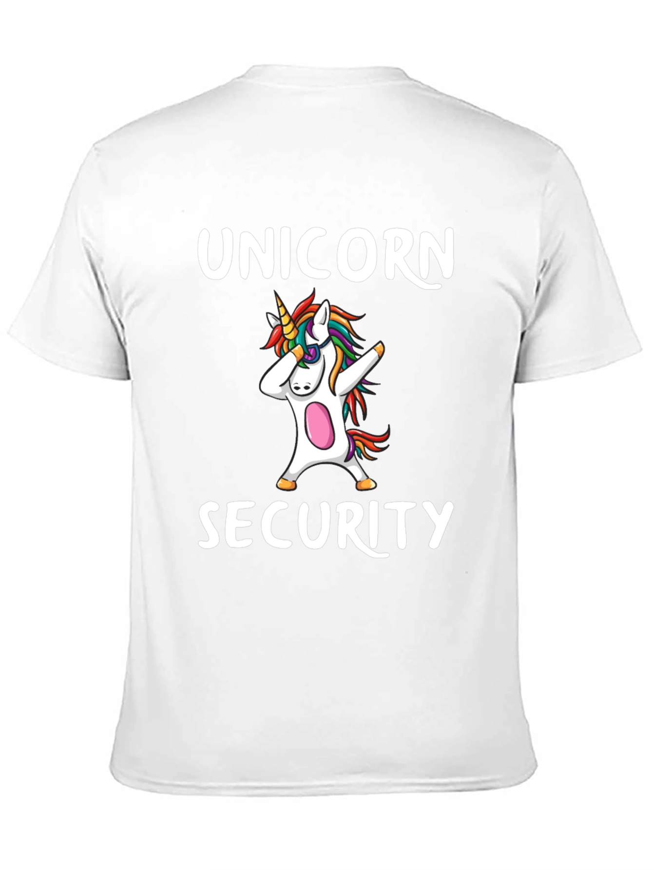 Black Unicorn Security T-Shirt - Dabbing Unicorn view 11