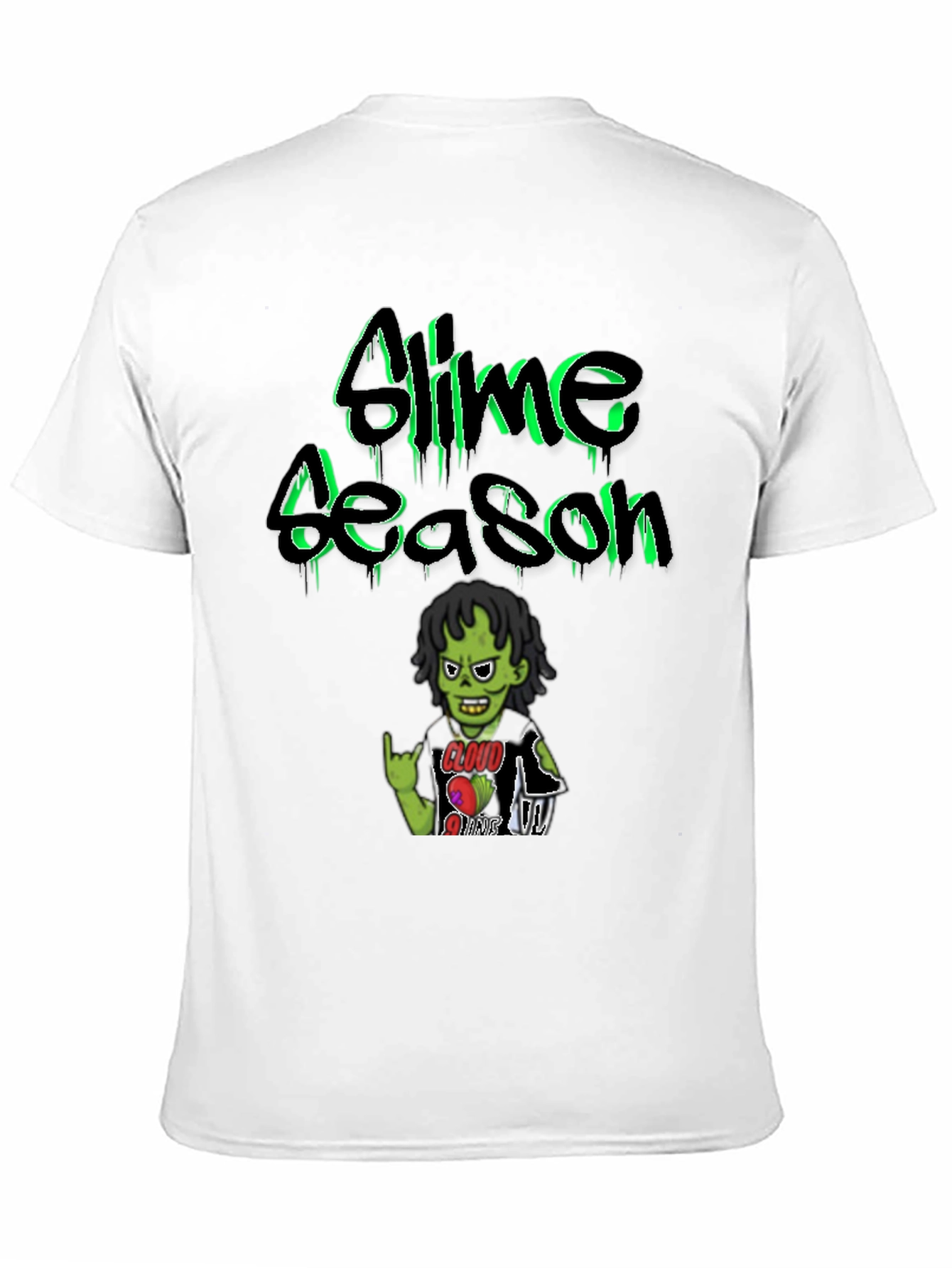 Black Slime Season Graphic Tee view 11