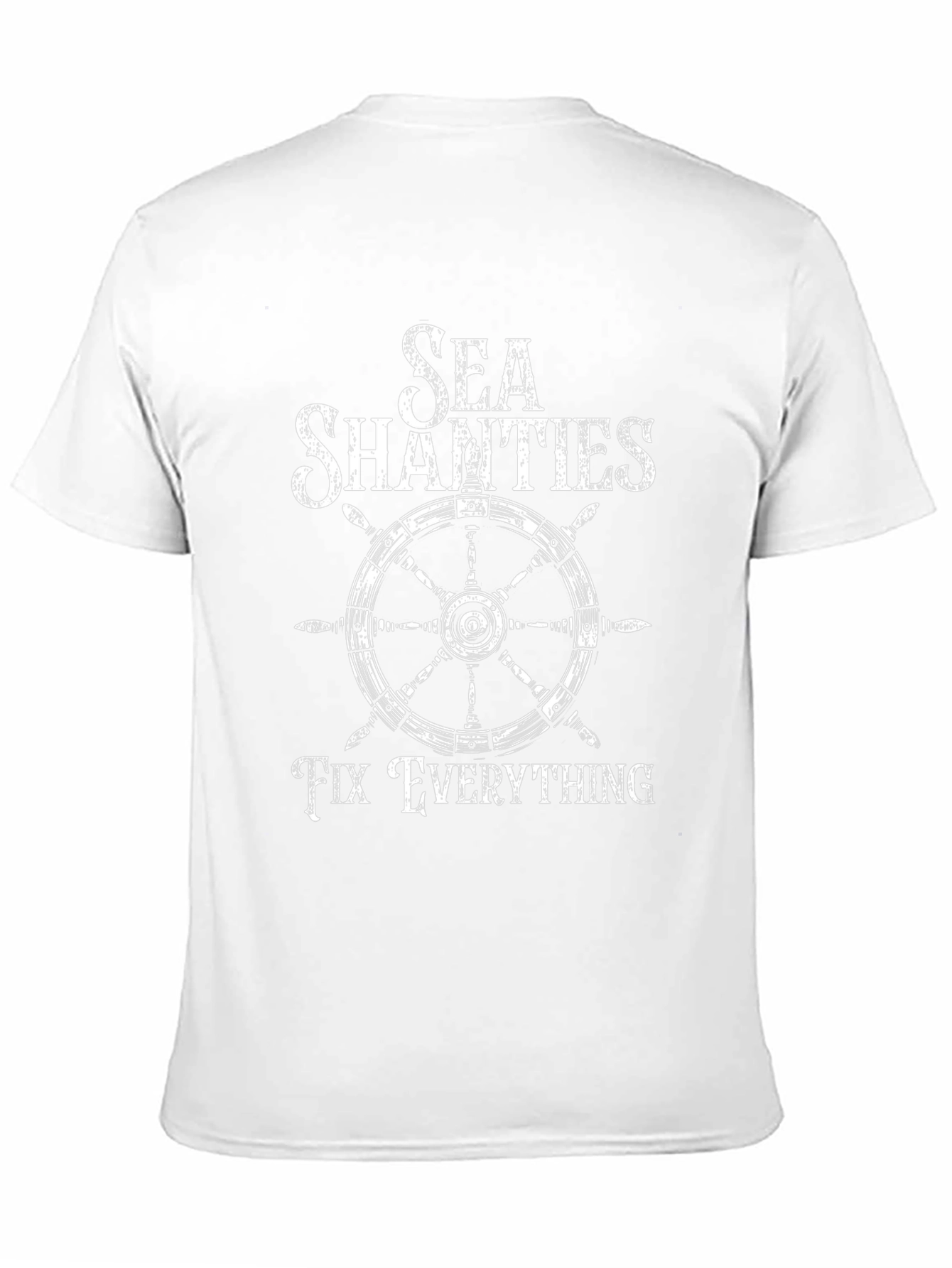 Black Sea Shanties Fix Everything Graphic Tee view 11