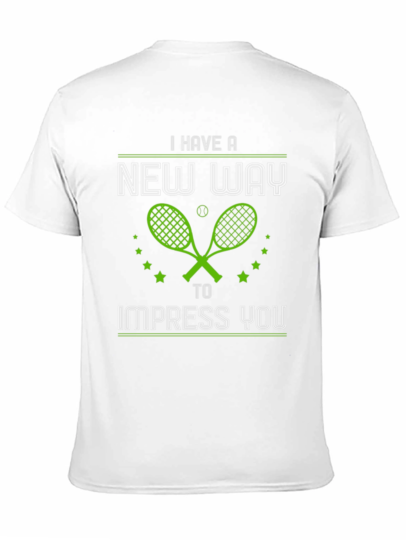 Black Tennis Lover Graphic Tee - New Way To Impress You Black T-Shirt view 11