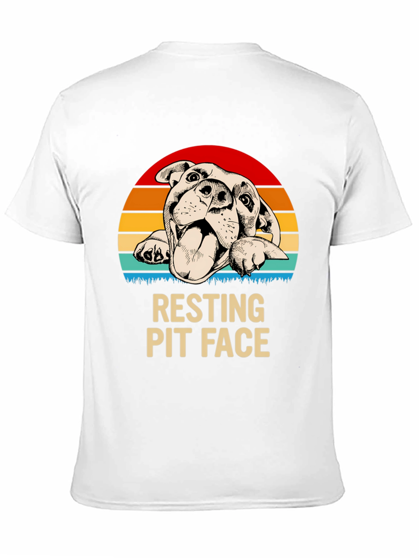 Black Resting Pit Face Graphic Tee - Unisex view 11