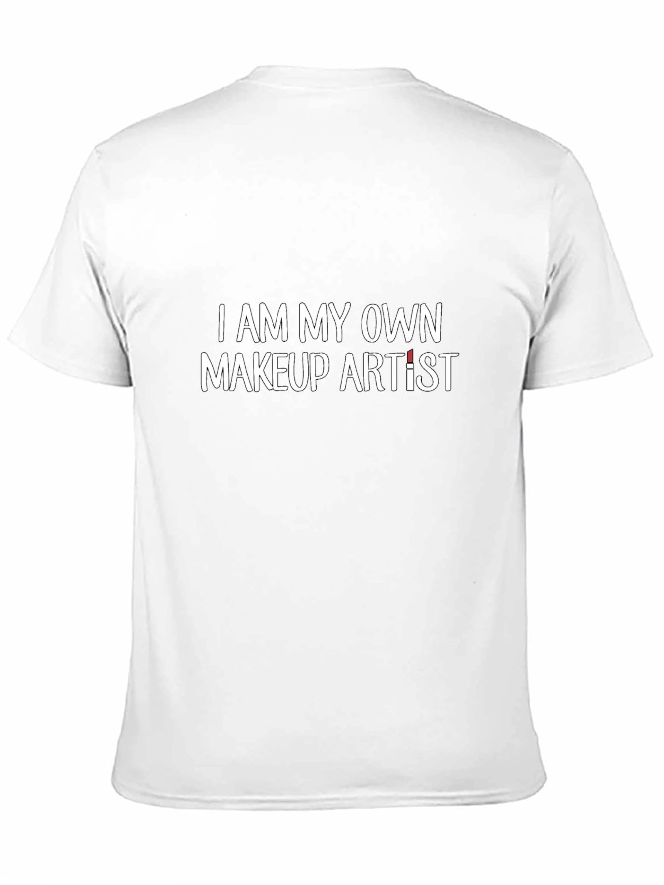 Black I Am My Own Makeup Artist Black Graphic Tee view 11