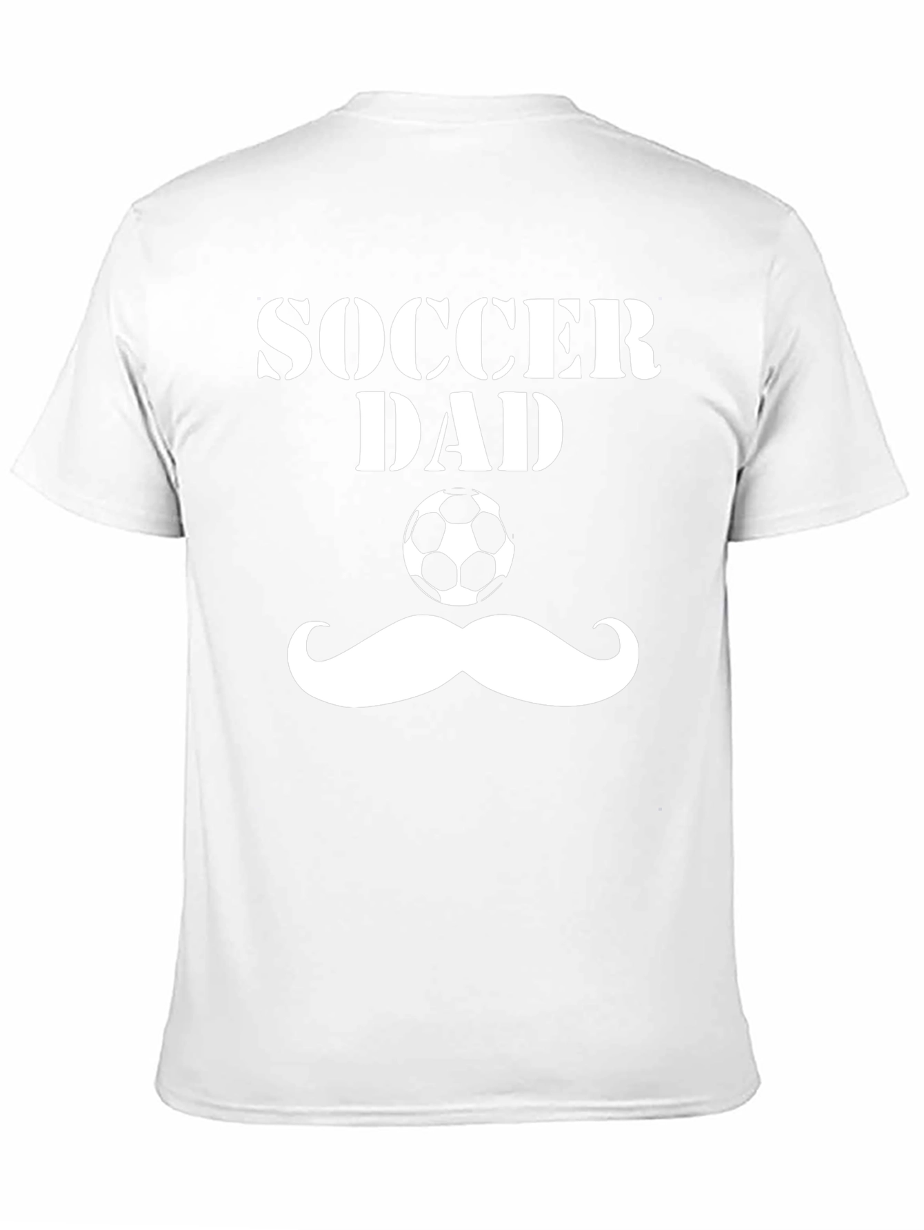Soccer Dad T-Shirt Funny Mustache Football Tee - 11