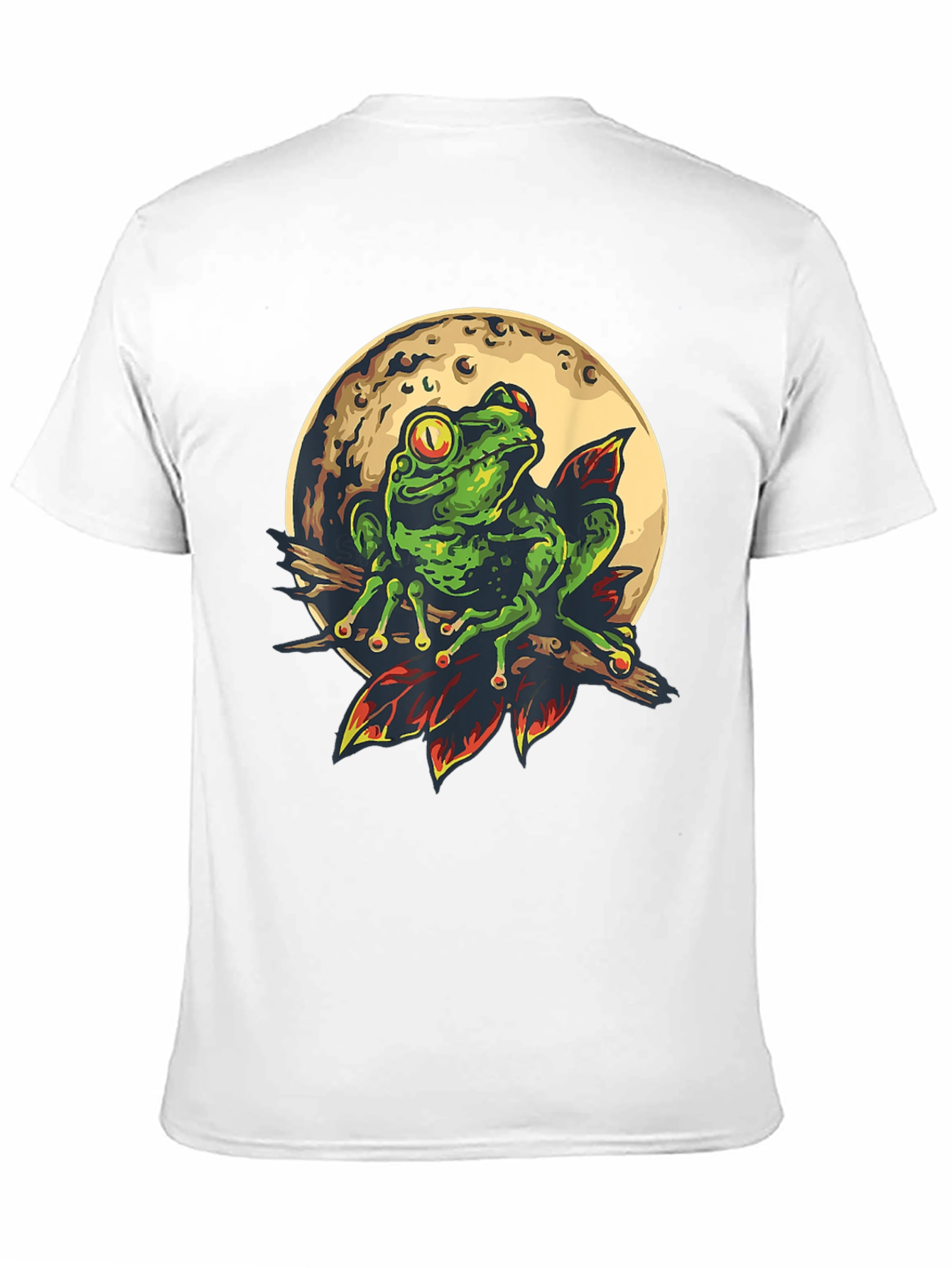 Black Frog on the Moon T-Shirt view 11