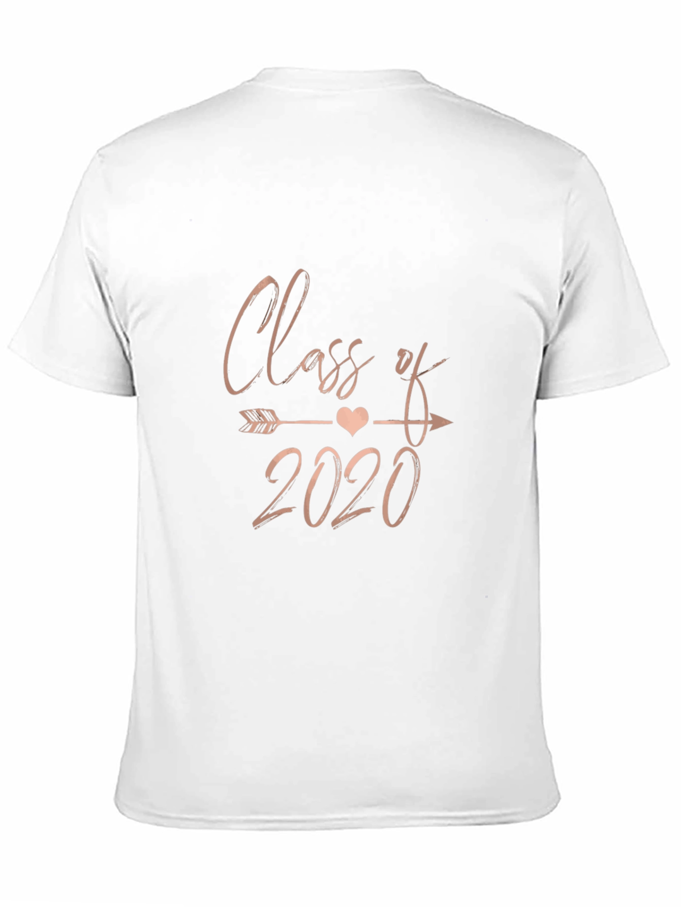 Black Class of 2020 Arrow Heart T-Shirt view 11