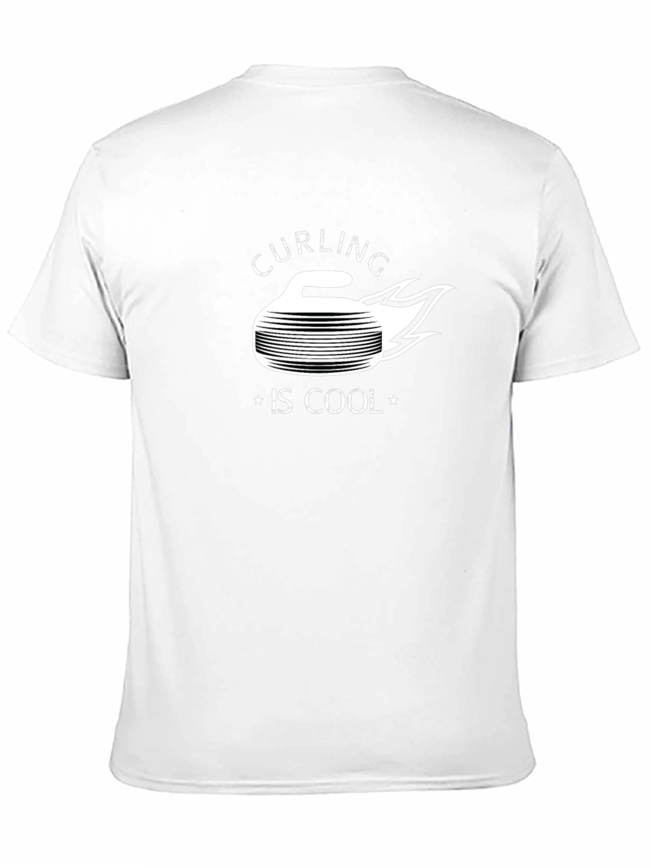 Black Curling Is Cool Black T-Shirt view 11